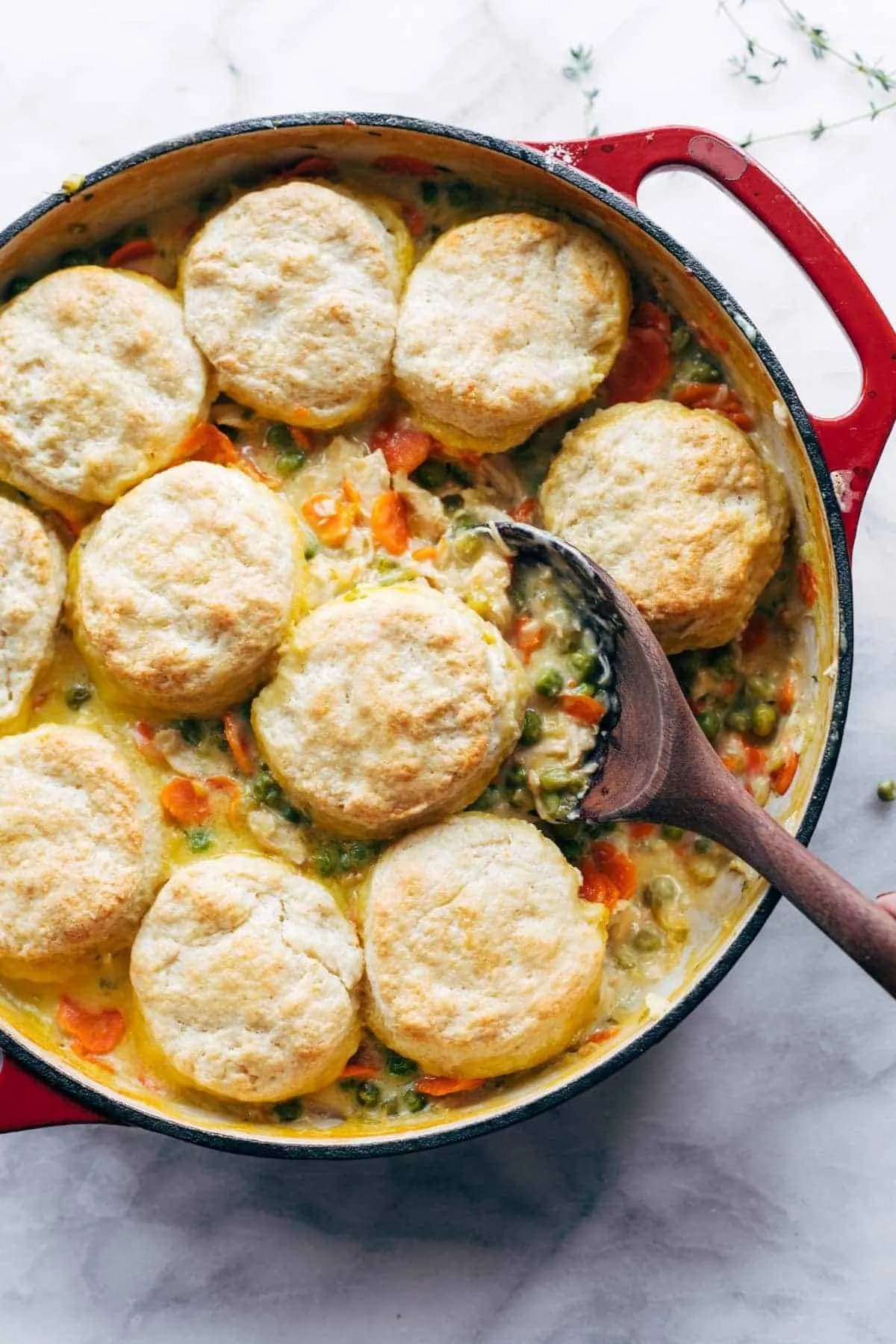 Gluten Free Chicken or Turkey Biscuit Pot Pie