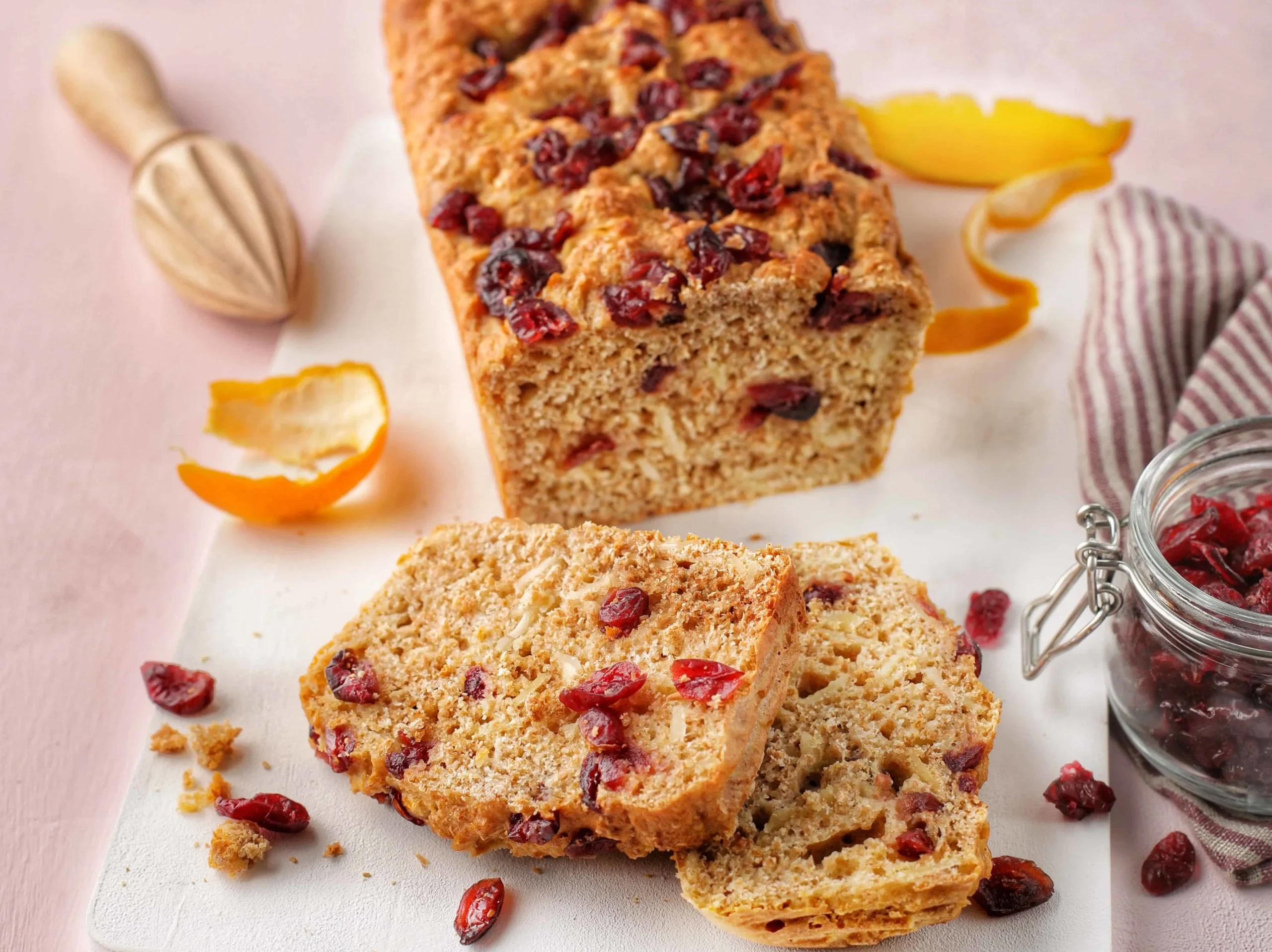 Gluten Free Cranberry Orange Bread