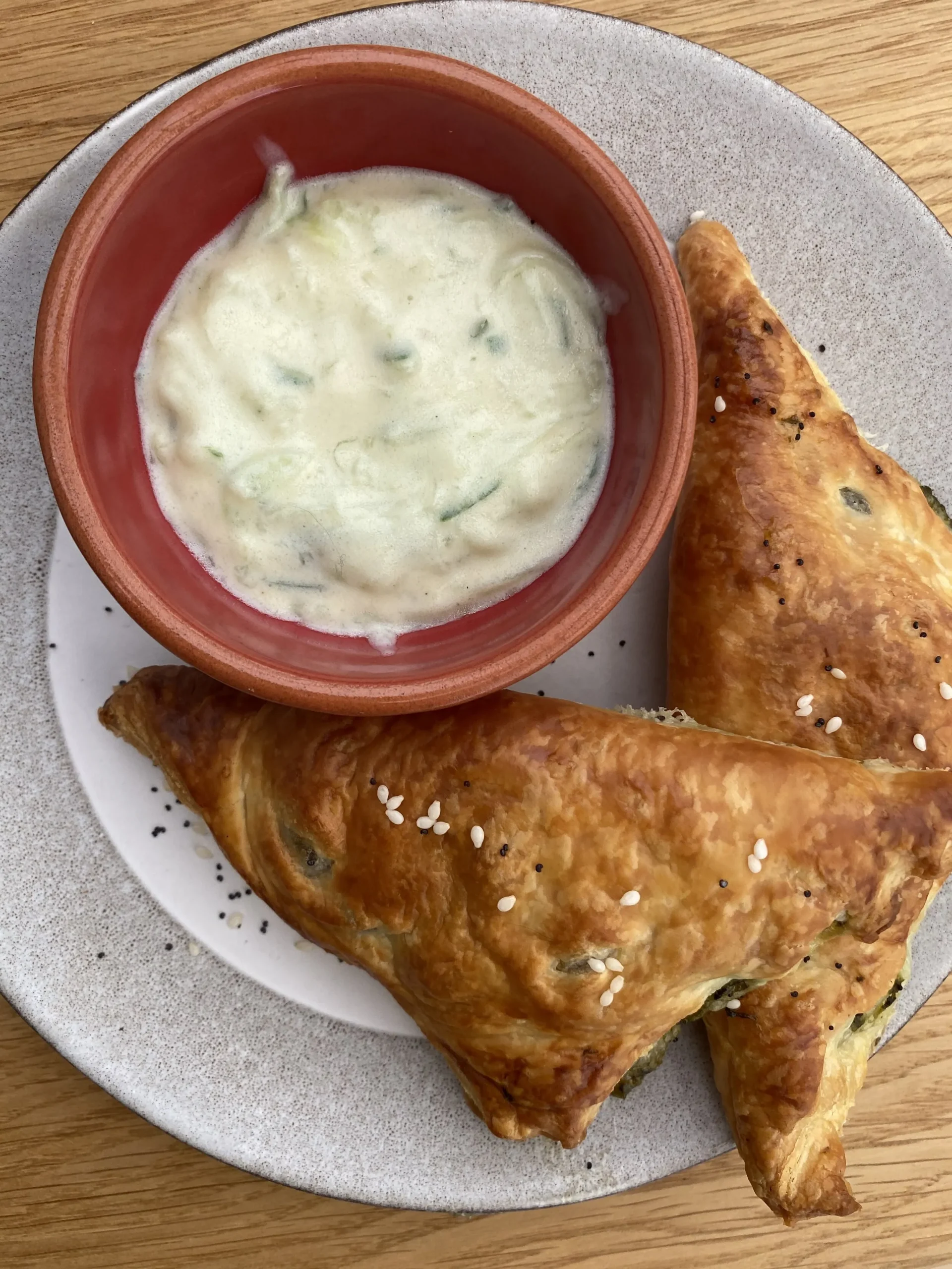 Gluten Free Spinach Feta Parcels