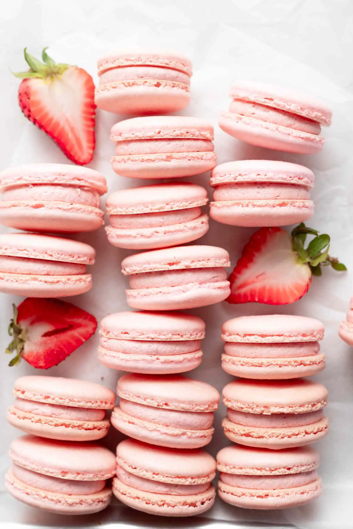 Gluten Free Strawberry Macarons