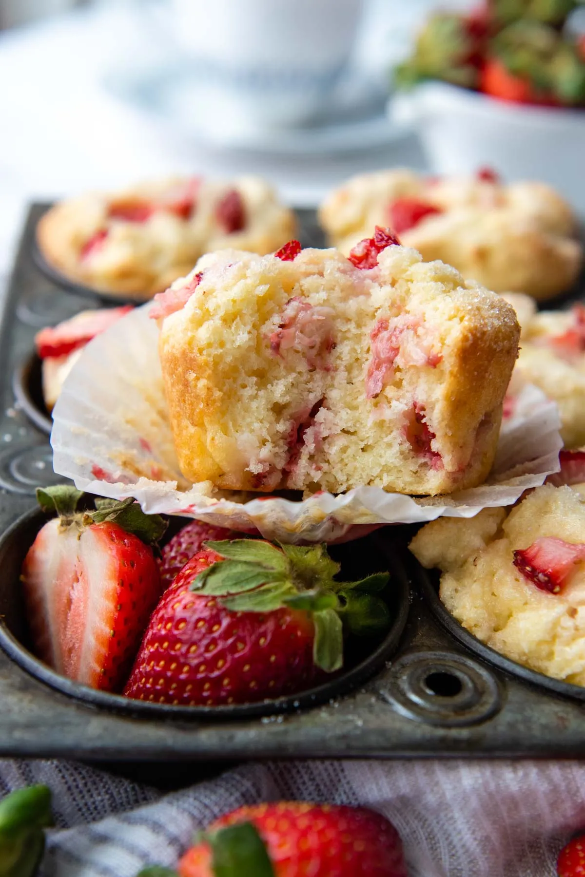 Gluten Free Strawberry Mini Muffins