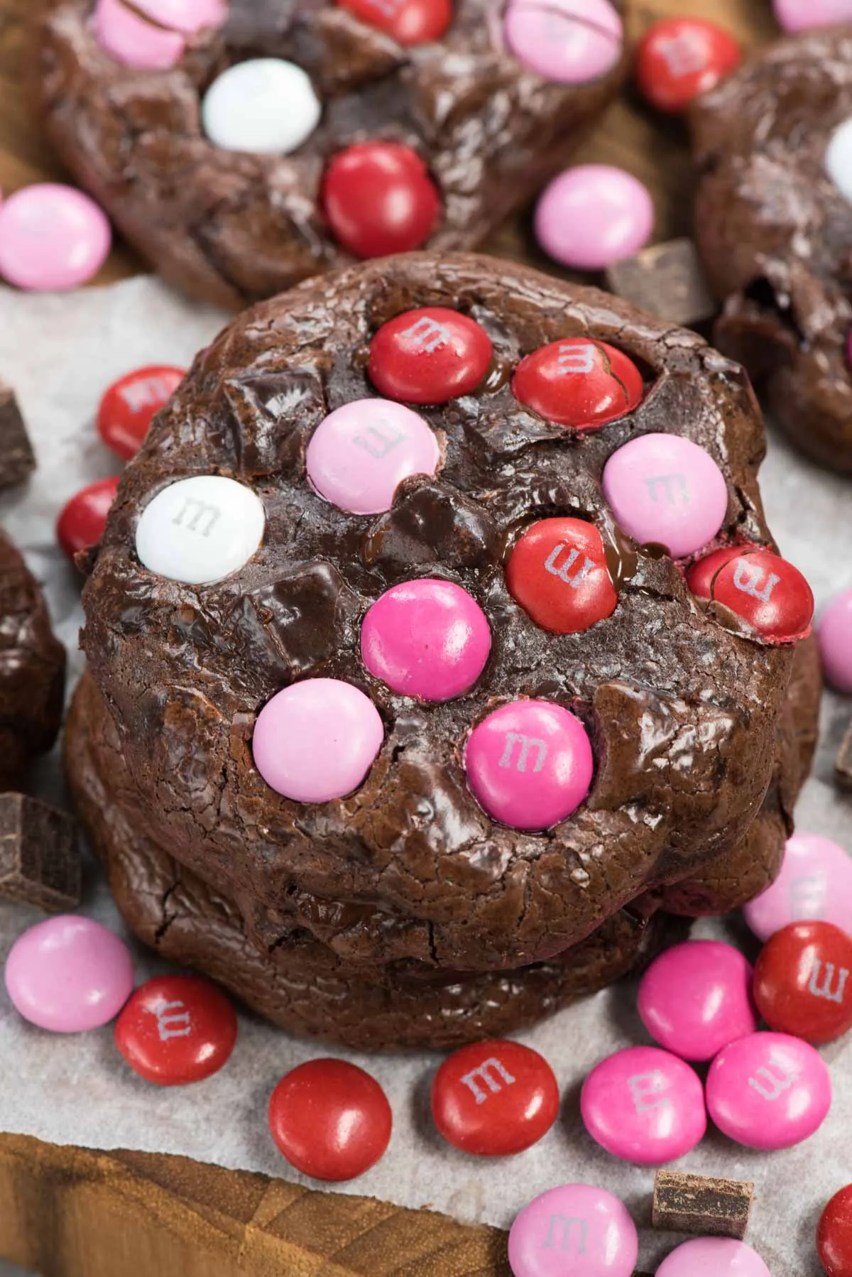 Gluten Free Valentine's Day Brownie Cookie Cut Outs