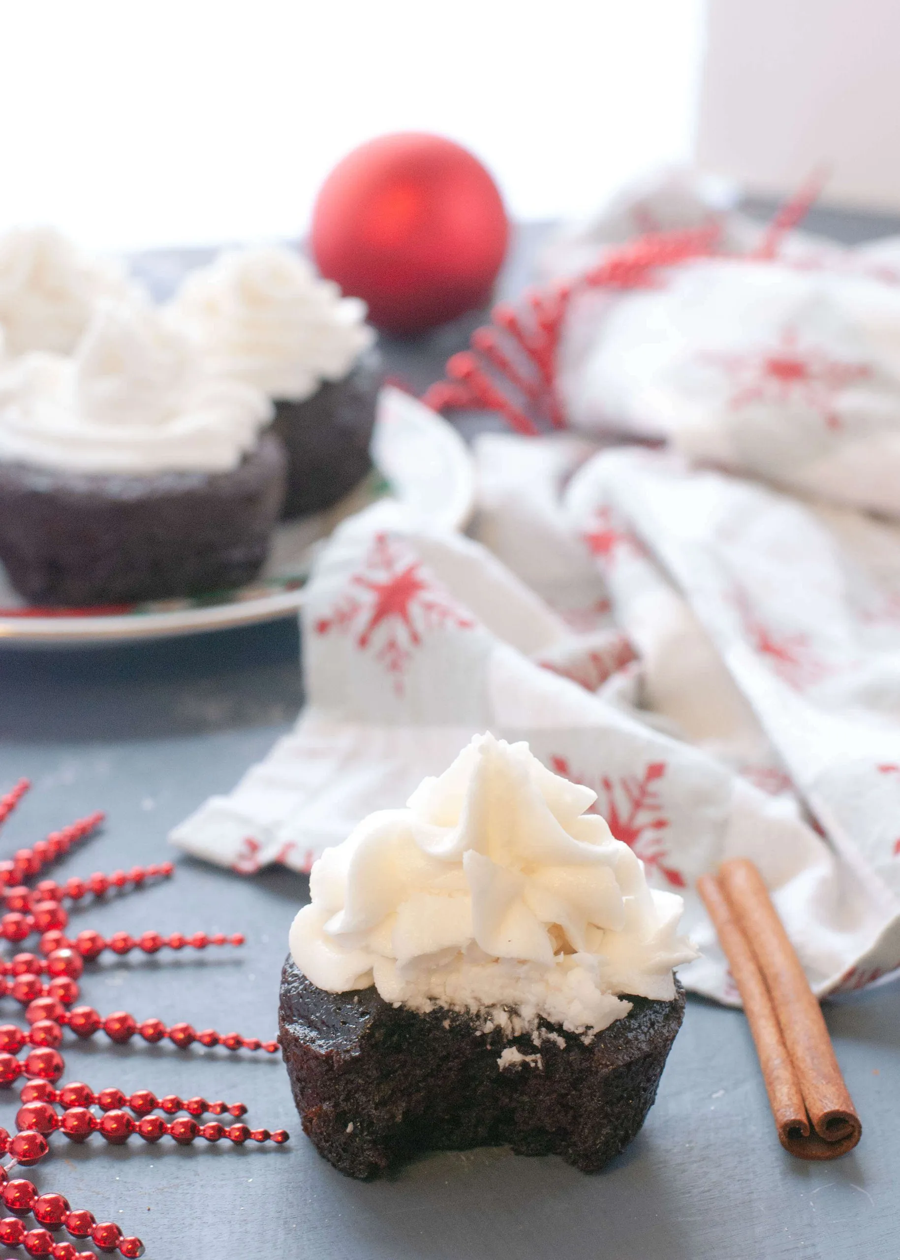 Gluten Free Vegan Chocolate Gingerbread Cupcakes