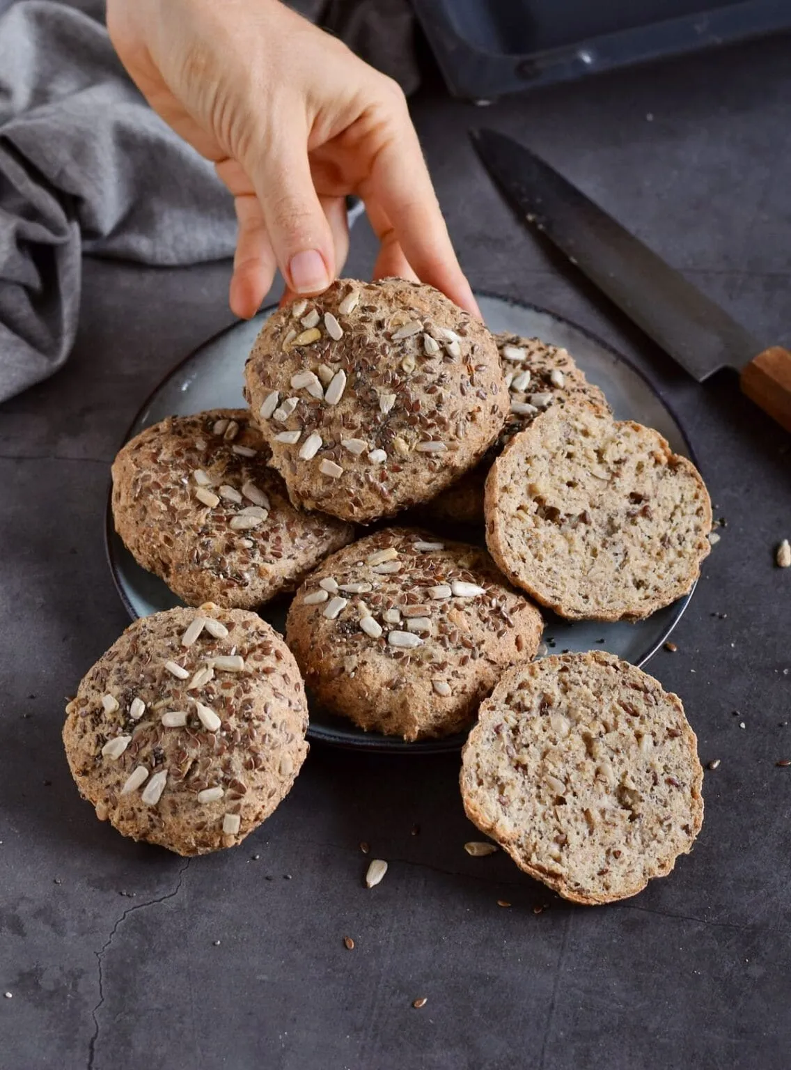 Gluten Free Vegan Multigrain Rolls