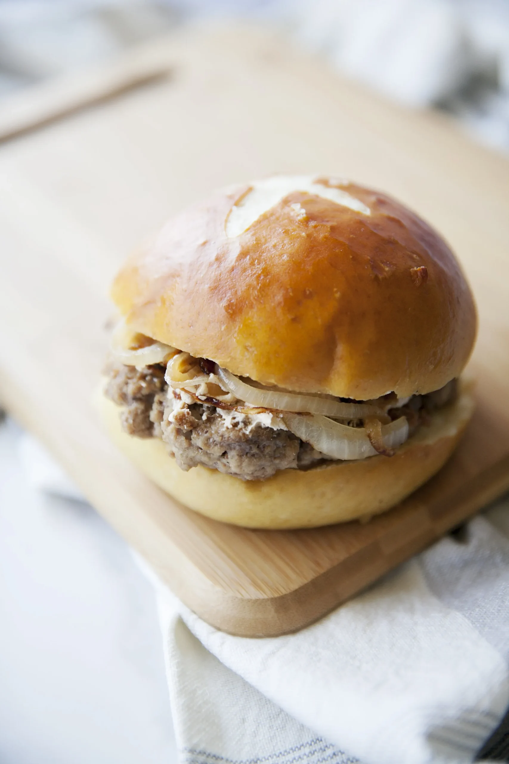 Goat Cheese Turkey Burger