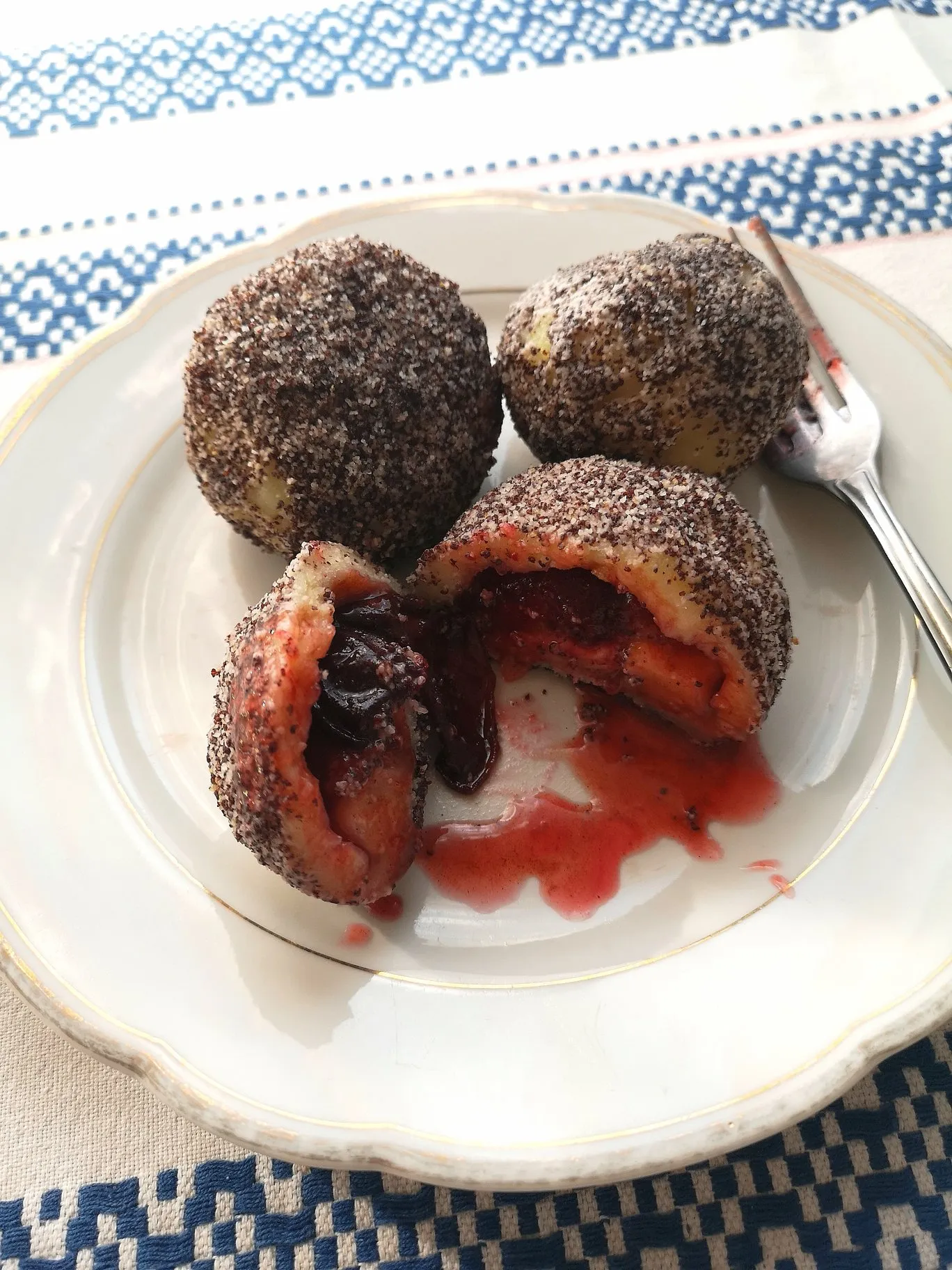 Gomboc Hungarian Plum Dumplings