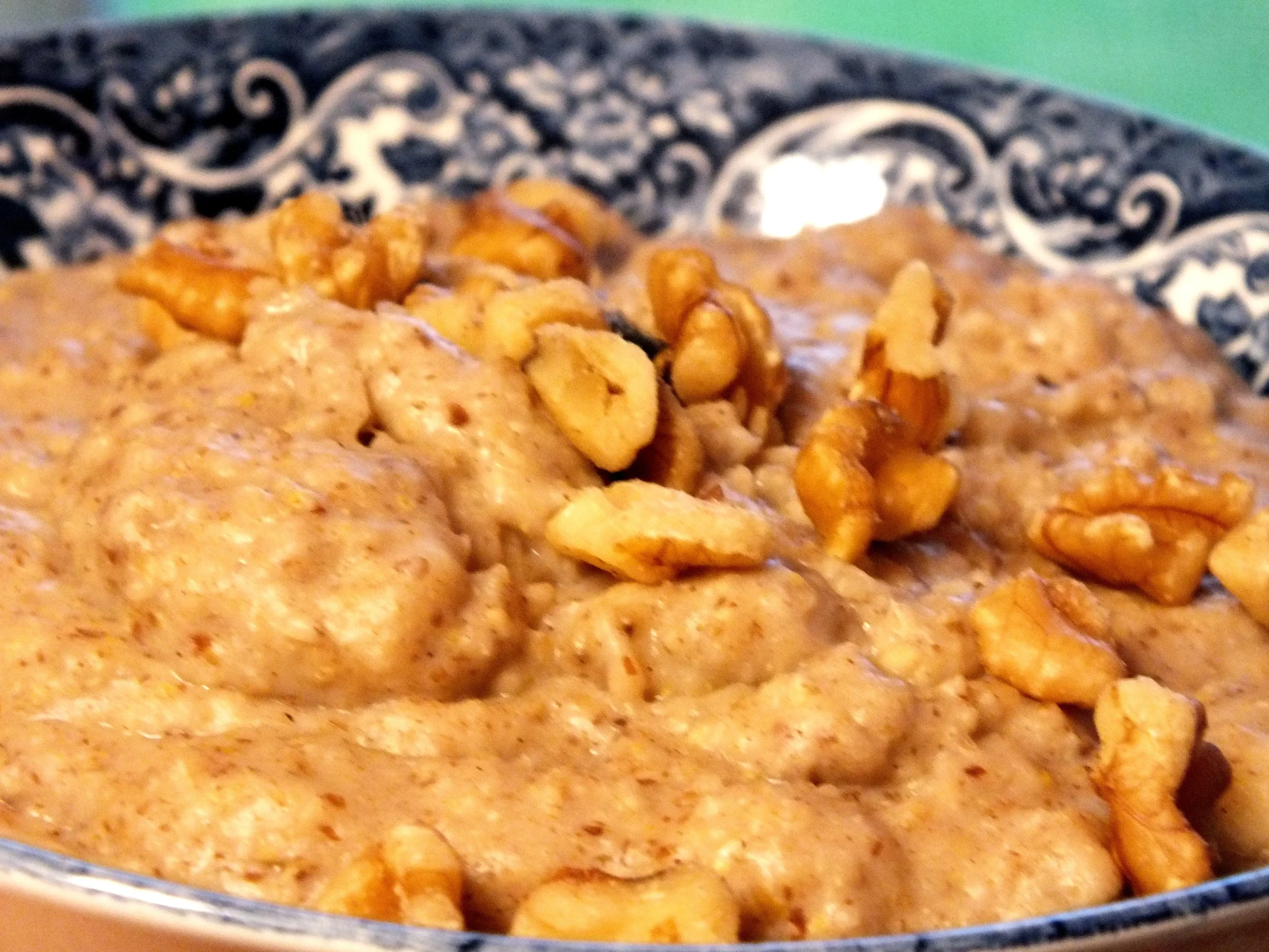 Gooey Banana Bread Batter Instant Steel Cut Oatmeal
