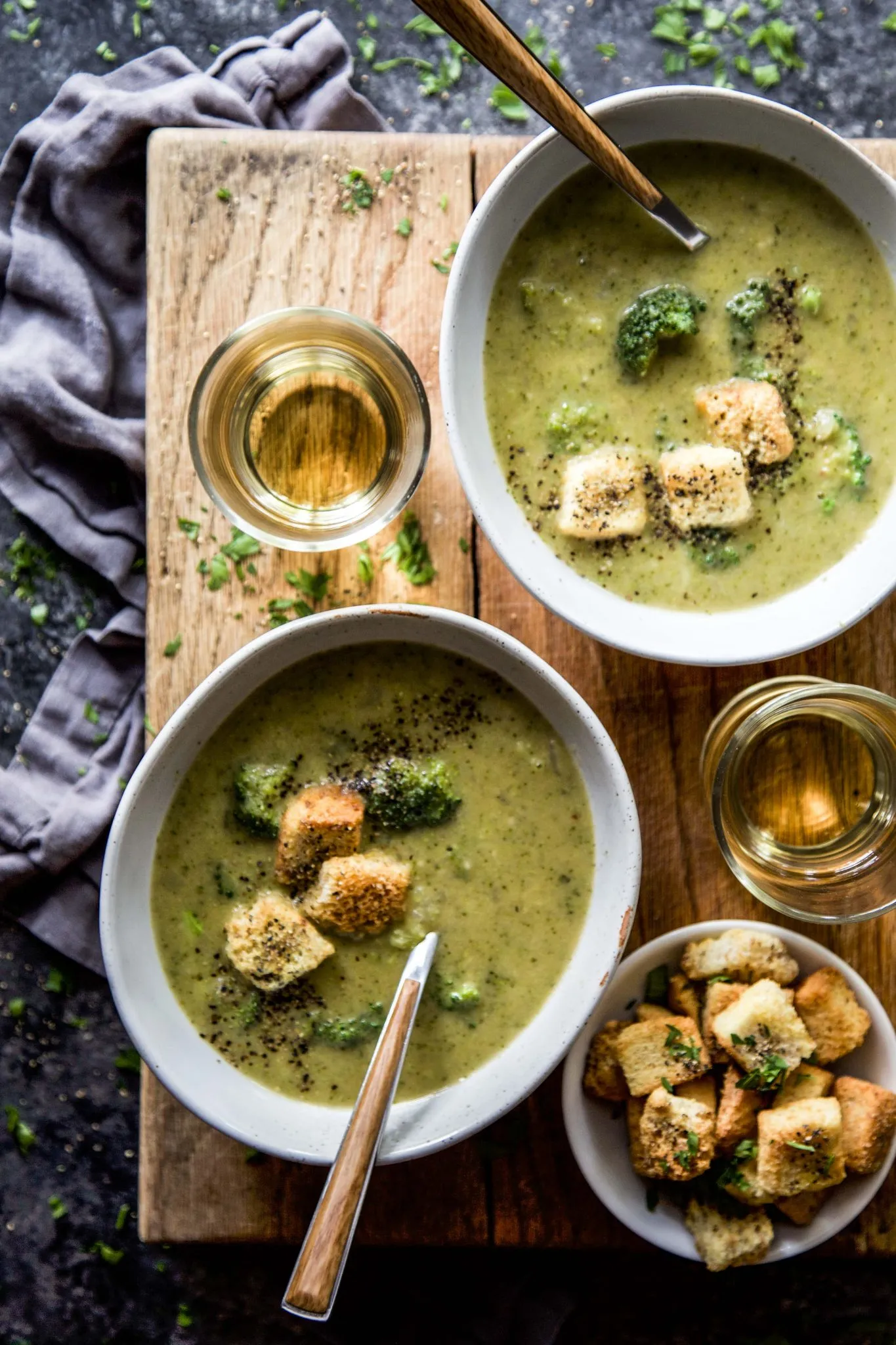 Gouda and Broccoli Soup
