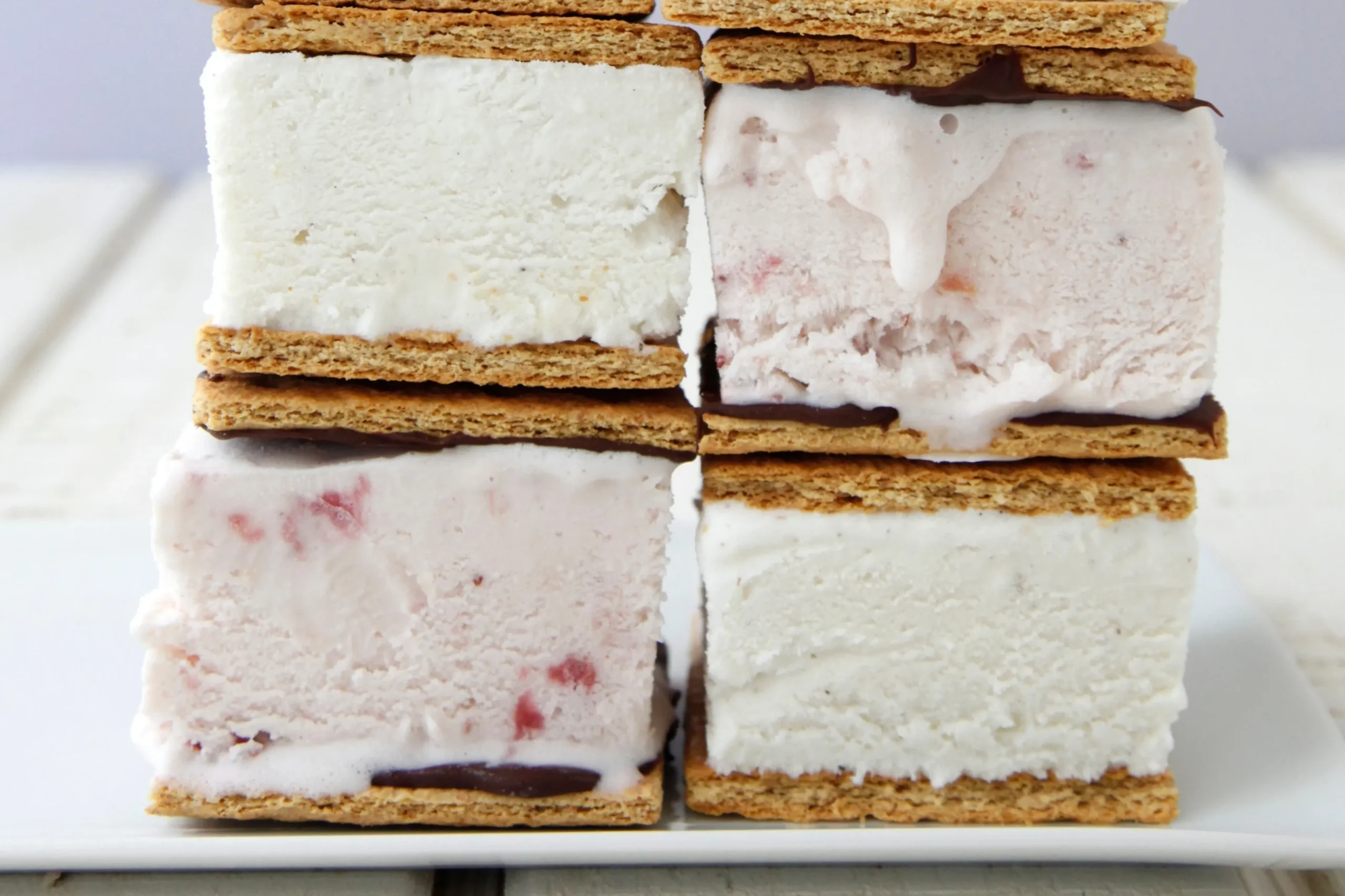 Graham Cracker Ice Cream Sandwiches
