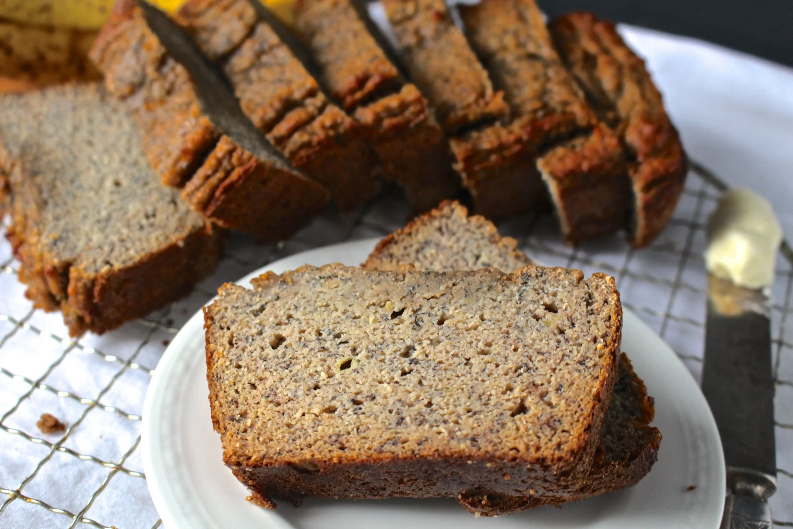Grain Free Banana Bread Paleo Vegan