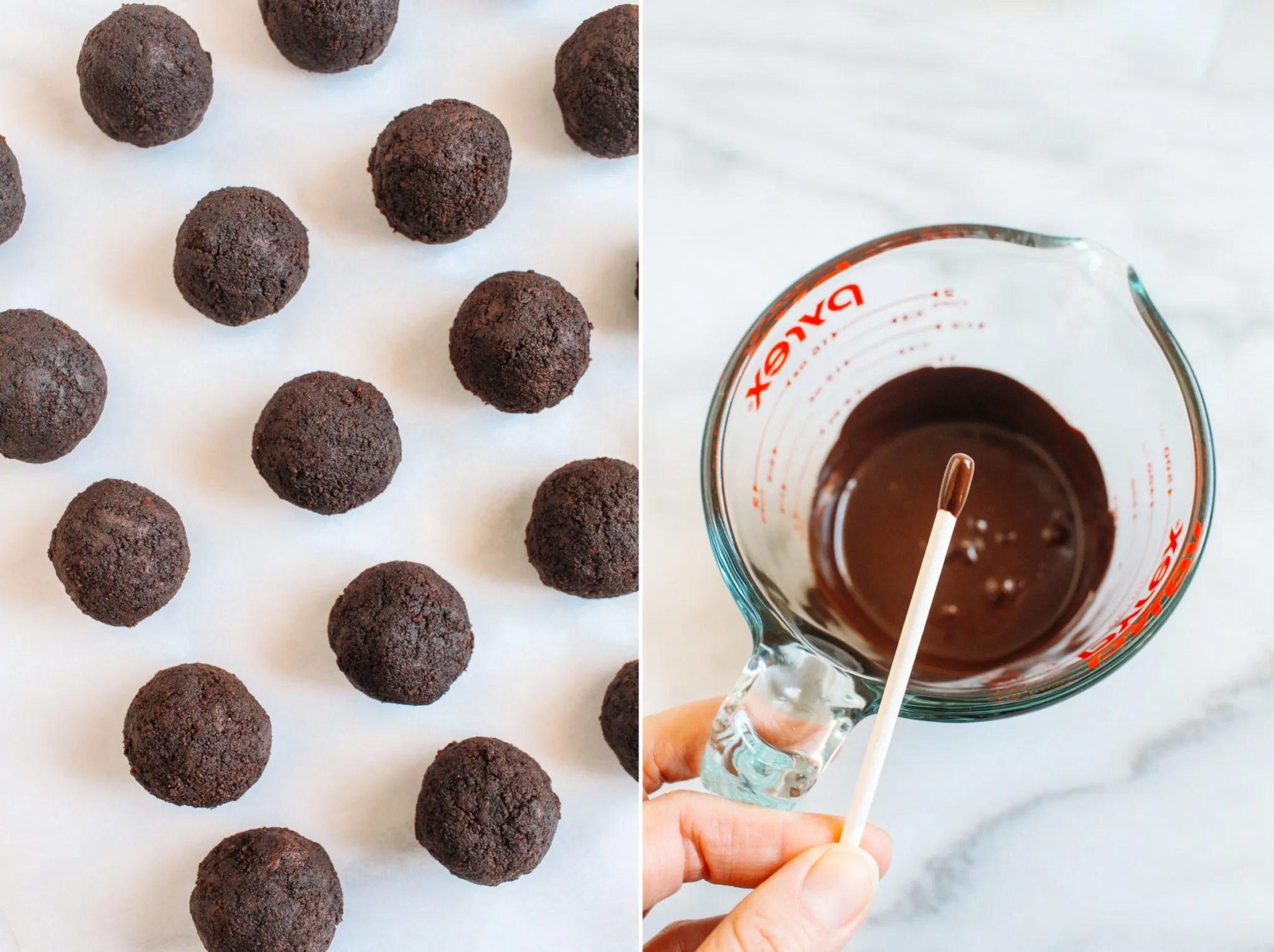 Grain Free Double Chocolate Cake Pops