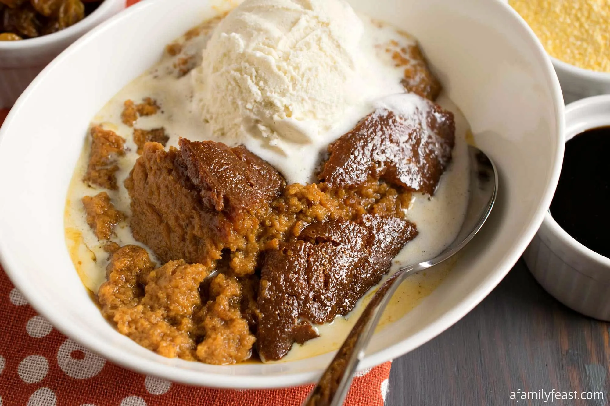 Great Gramma Smith's Indian Meal Pudding