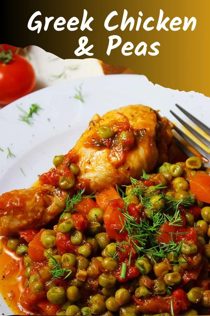 Greek Chicken Peas One Pot