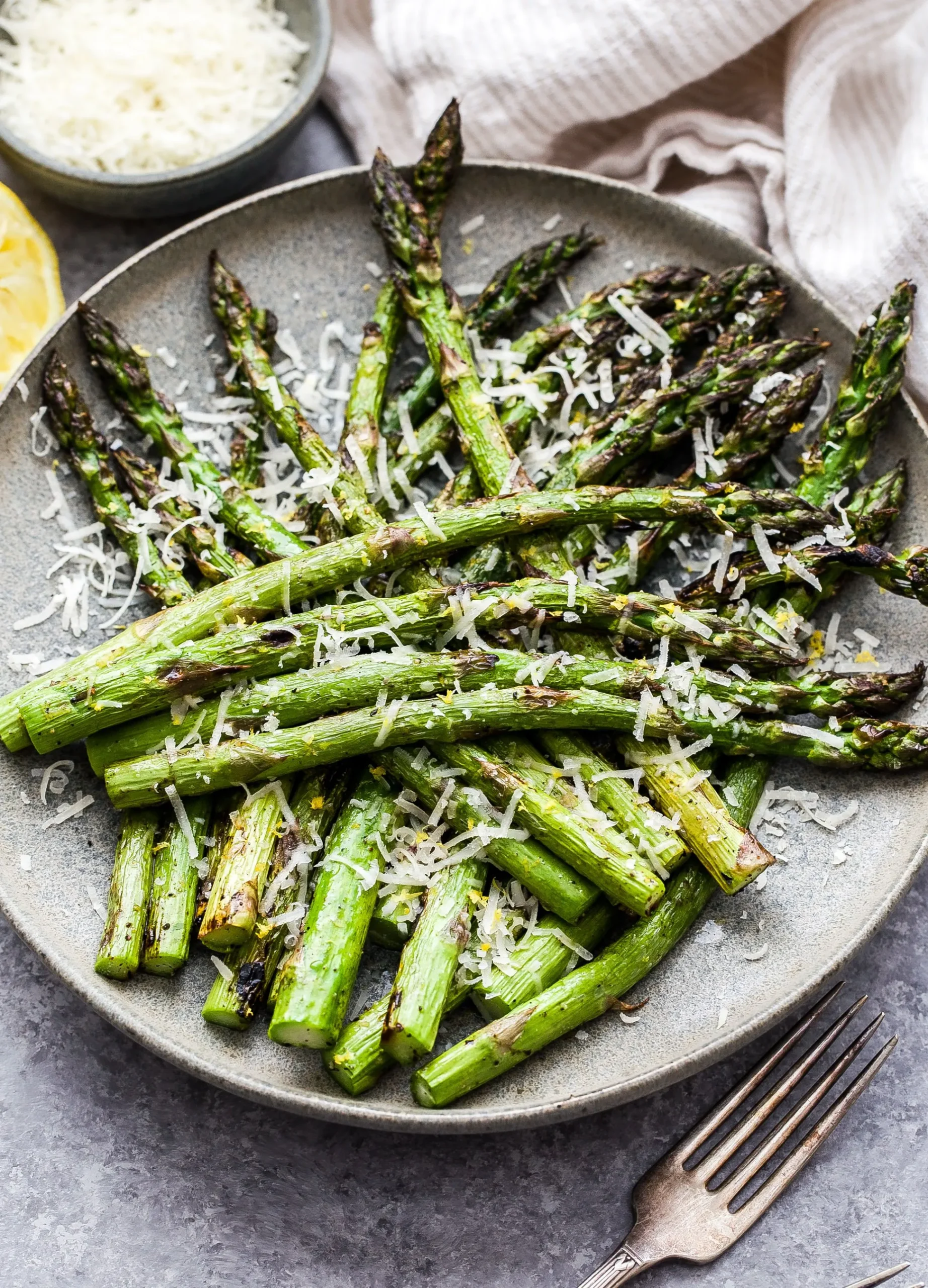 Grilled Asparagus with Parmesan