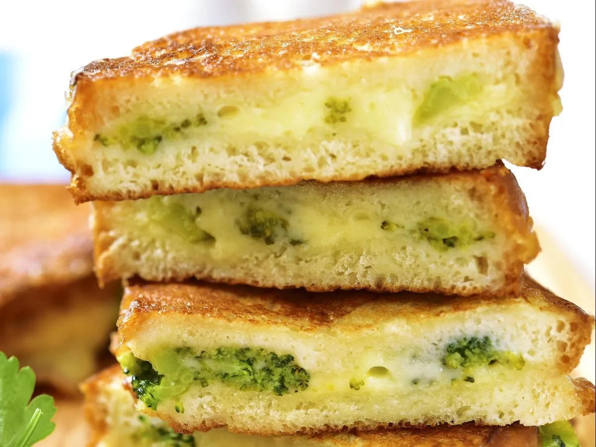 Grilled Cheese Roasted Broccoli
