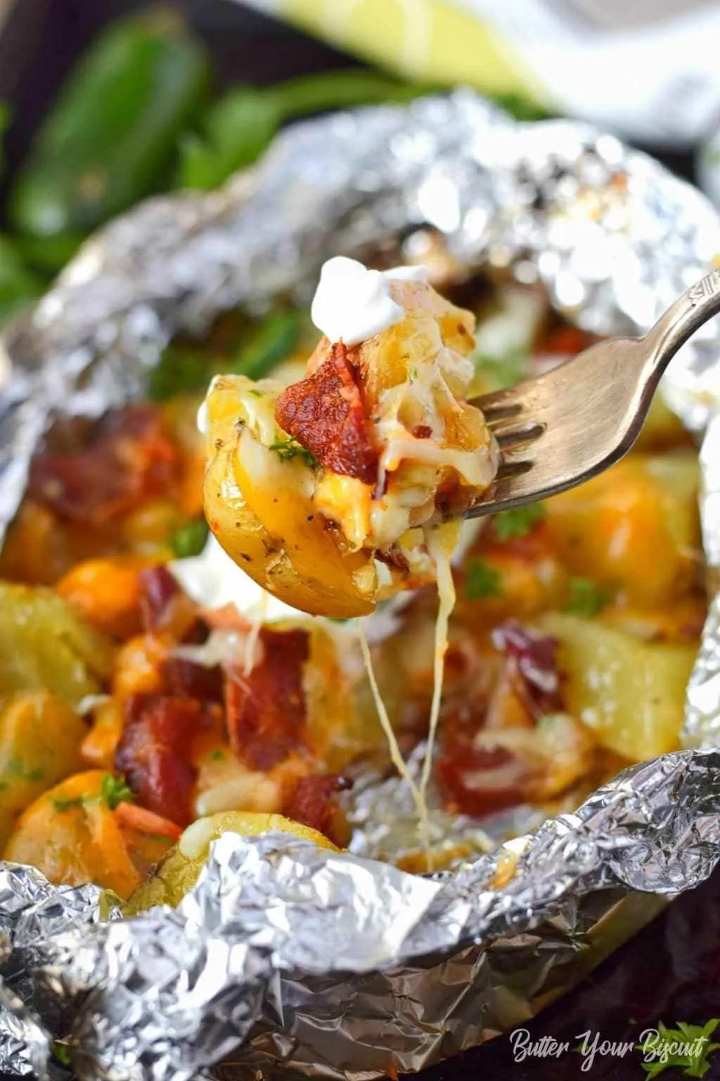 Grilled Foil Ranch Potatoes