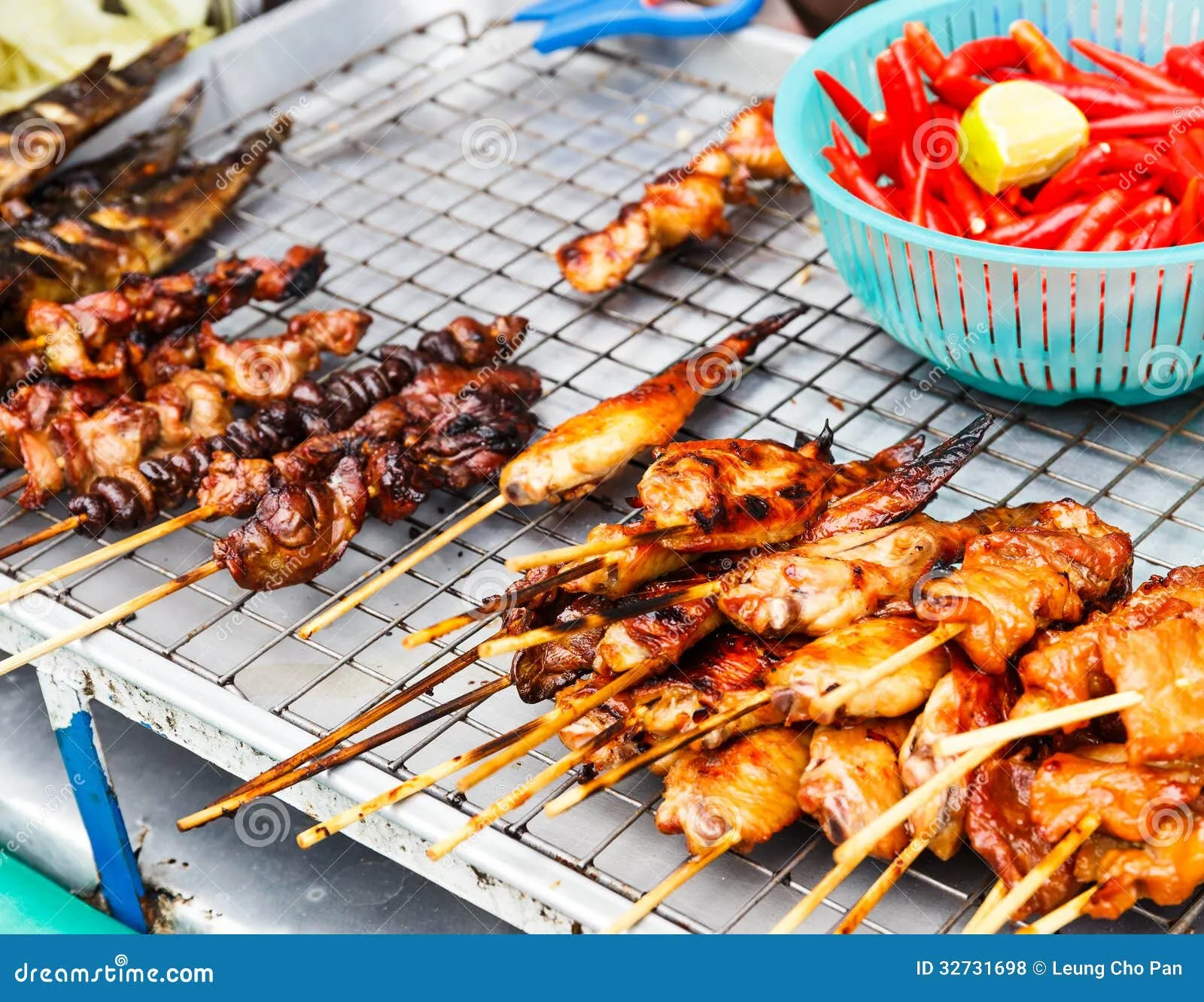 Grilled Meat on Stick