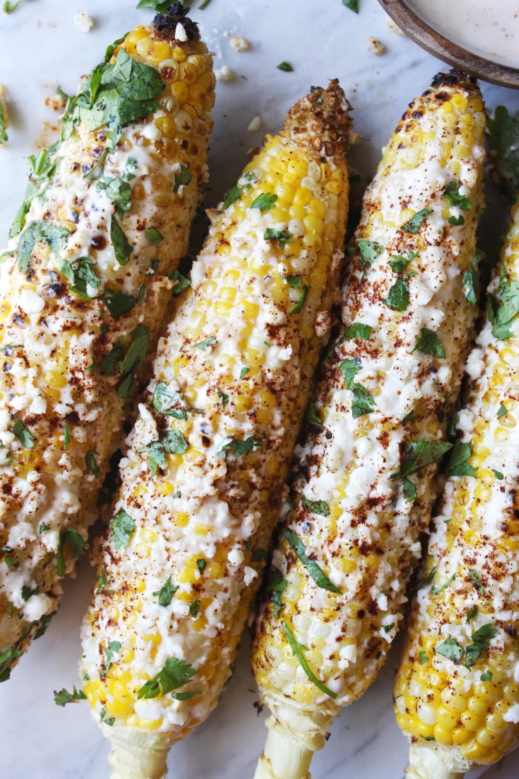 Grilled Mexican Street Corn Elote
