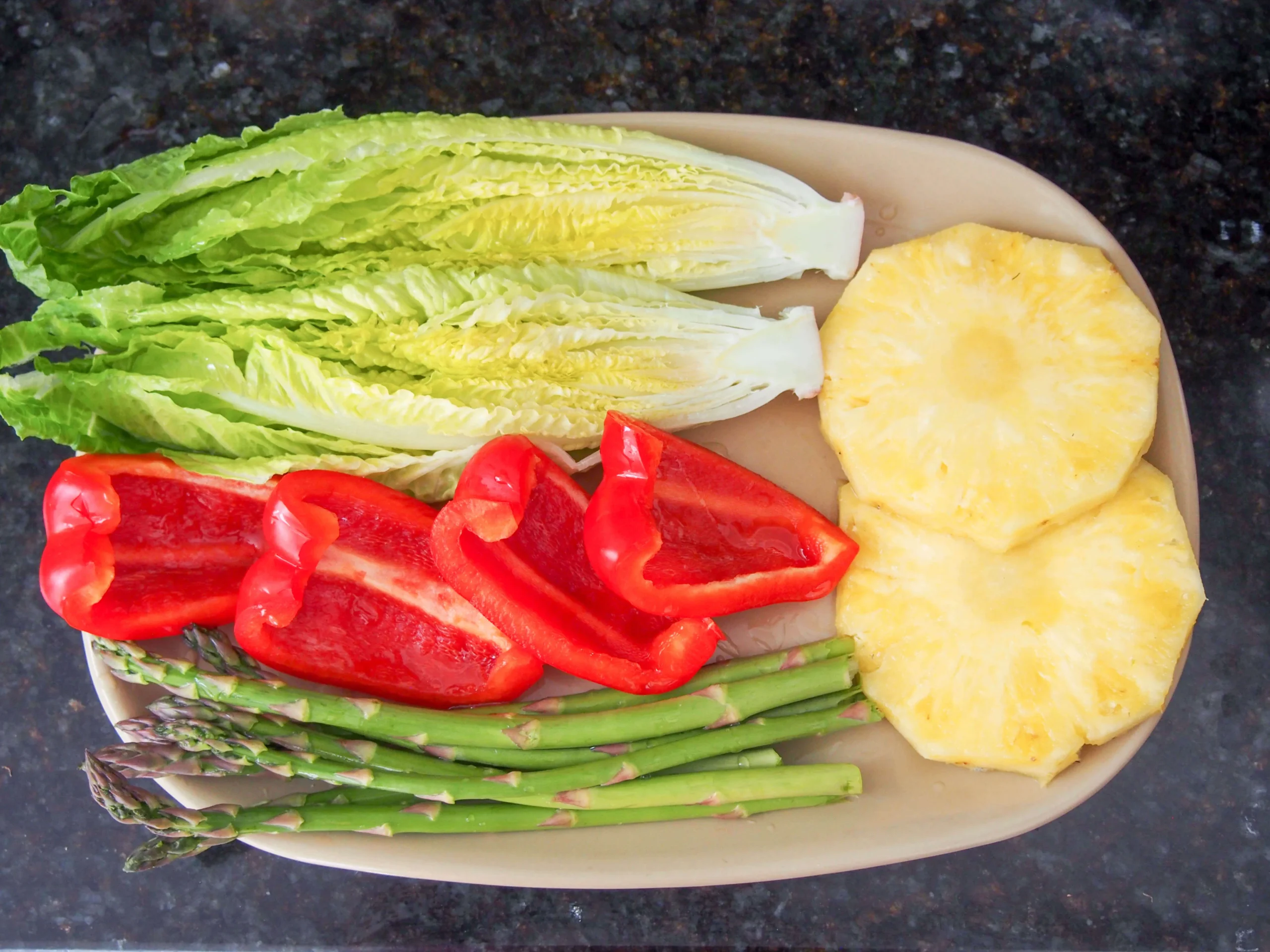 Grilled Pork and Pineapple Salad