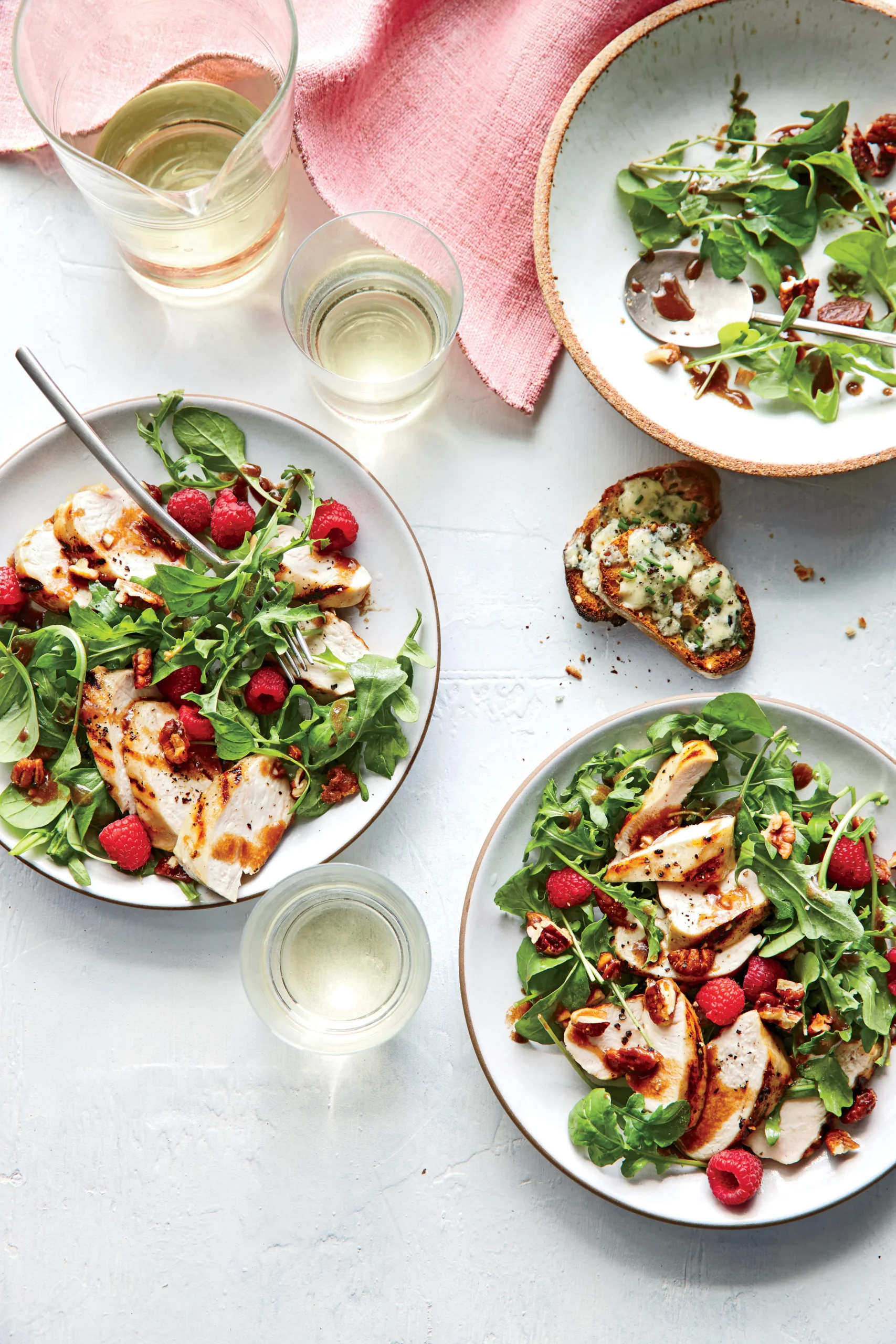 Grilled Roquefort and Balsamic Chicken Salad