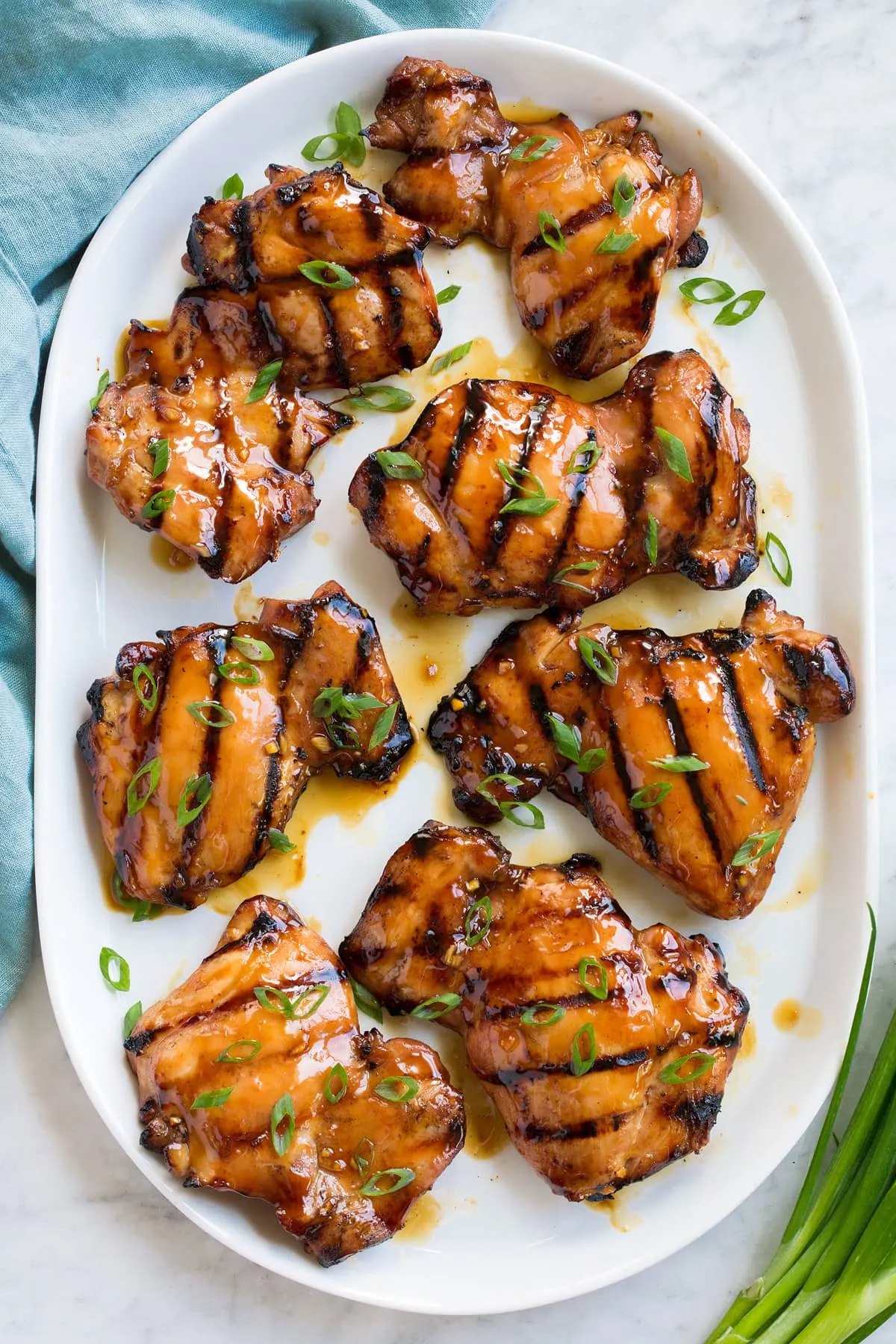 Grilled Teriyaki Chicken Thighs