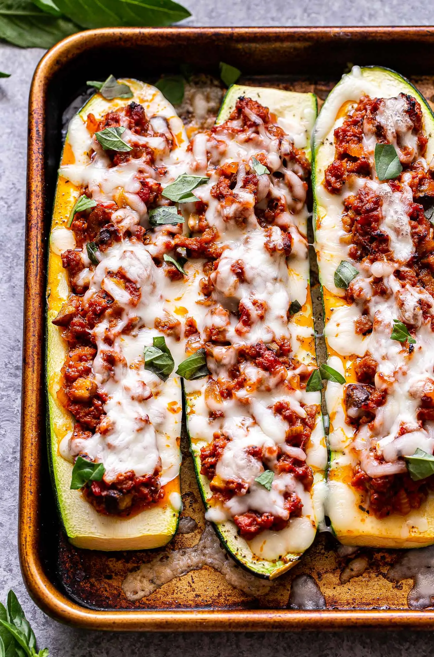 Grilled Turkey Zucchini Boats