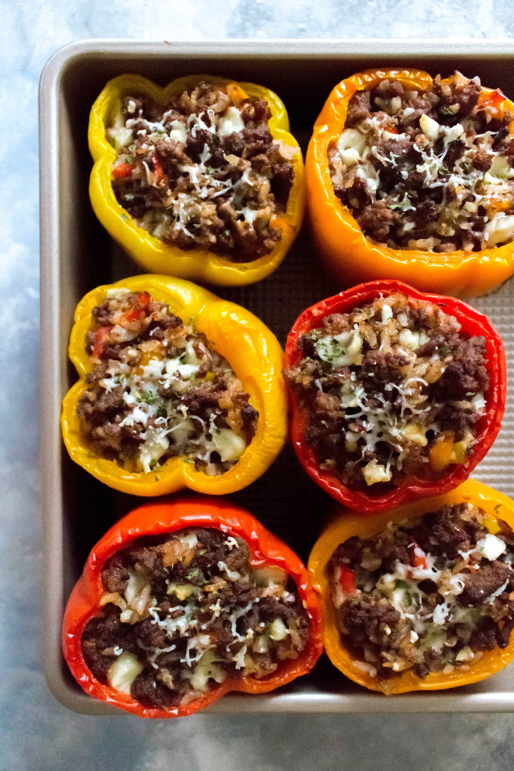 Ground Beef Stuffed Bell Pepper