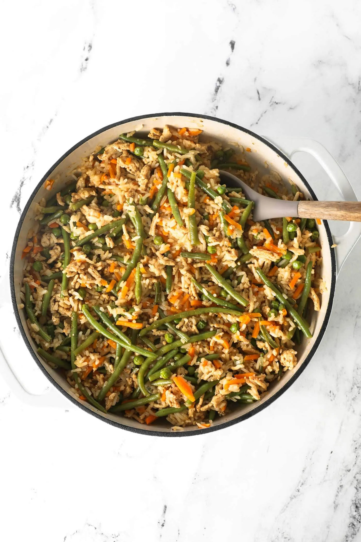 Ground Chicken and Rice with Veggies