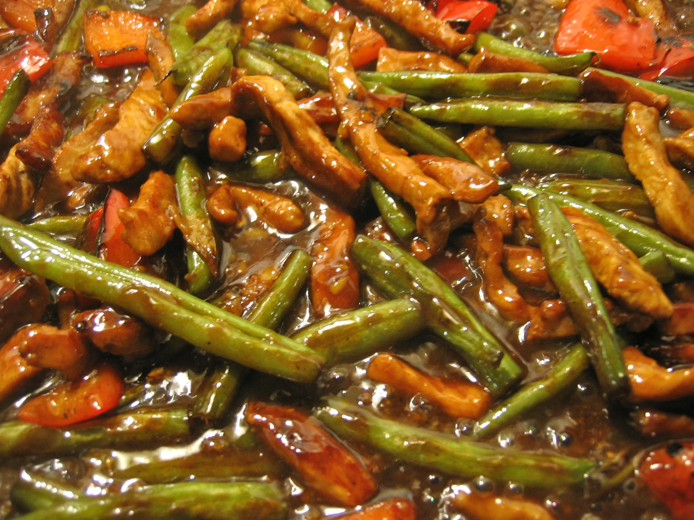 Ground Pork and Green Bean Stir Fry