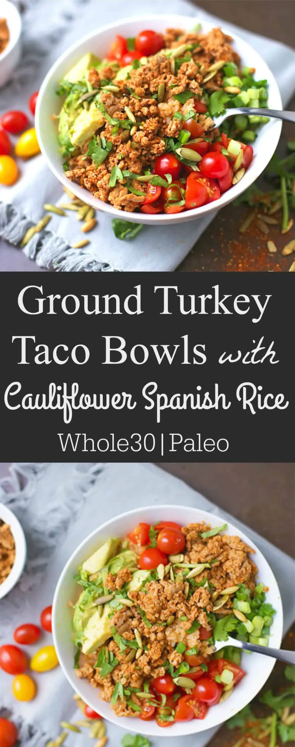 Ground Turkey Taco Bowls