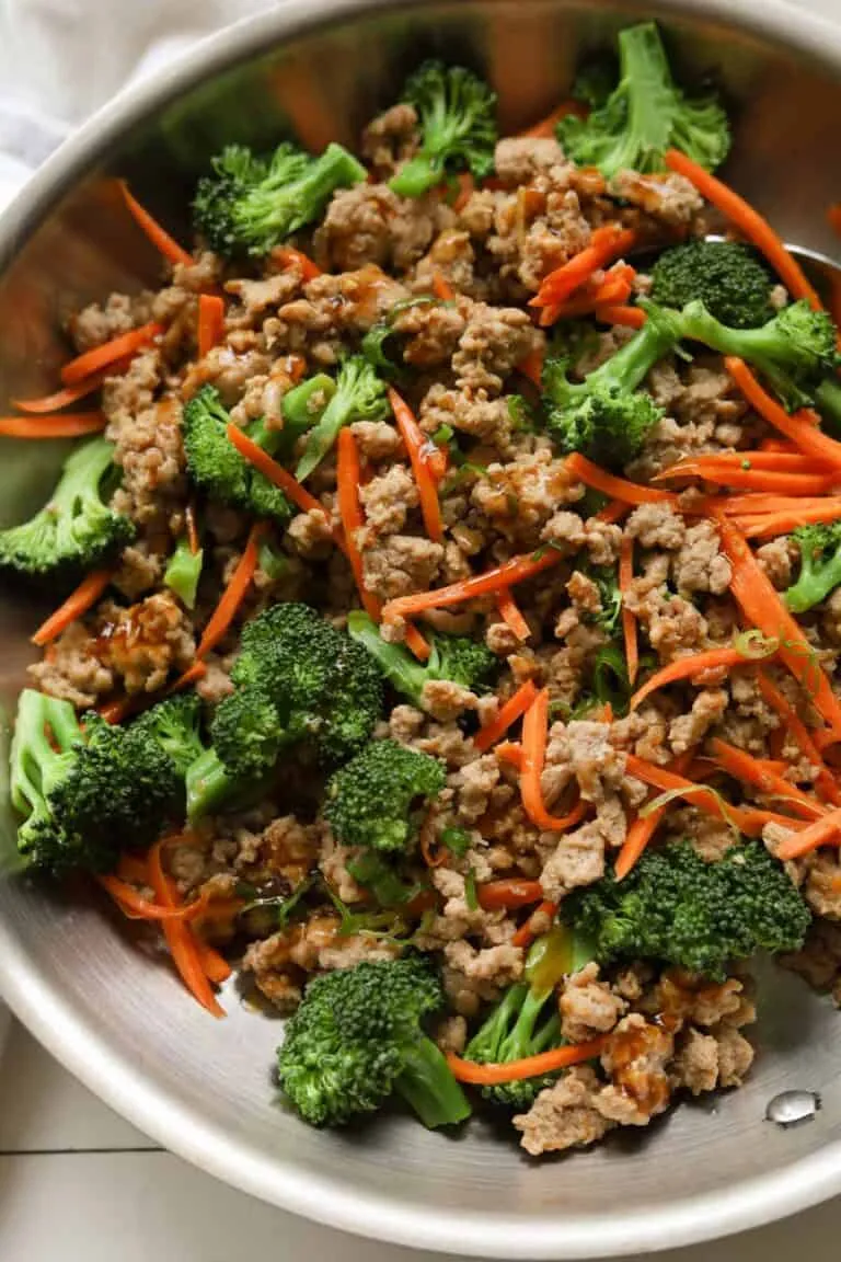Ground Turkey Veggie Brown Rice Bowls