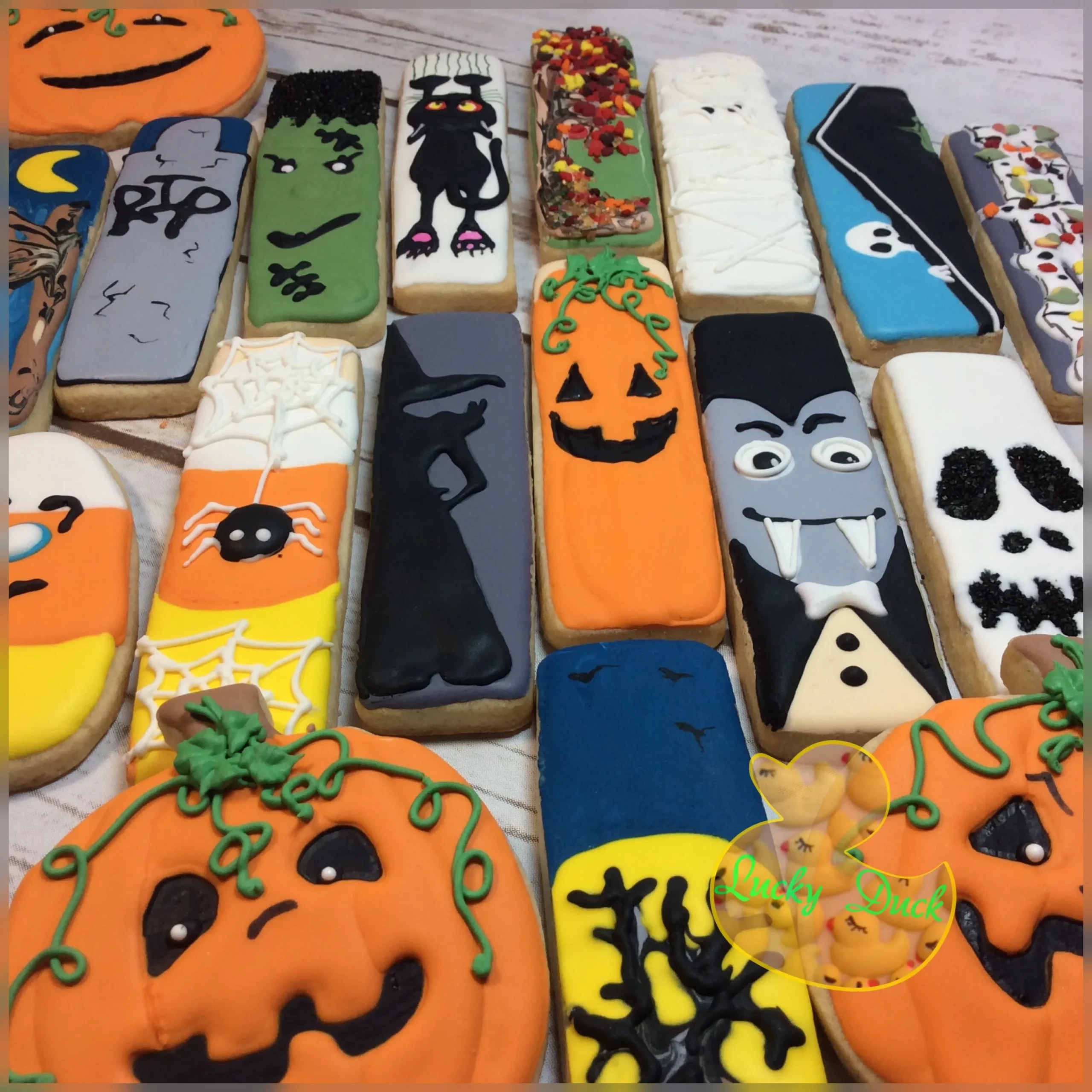 Halloween Cookies on a Stick