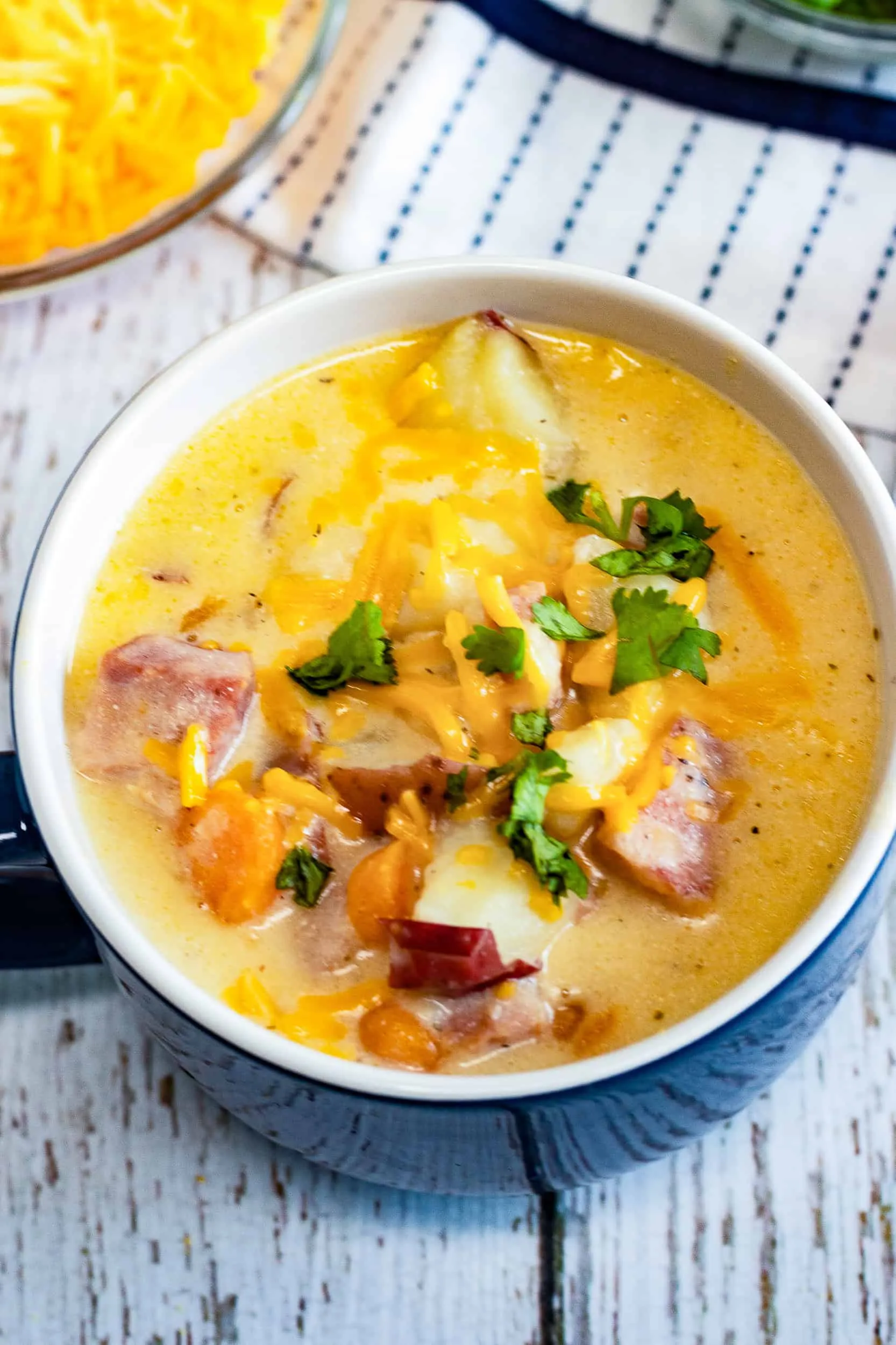 Ham and Cheese Potato Soup