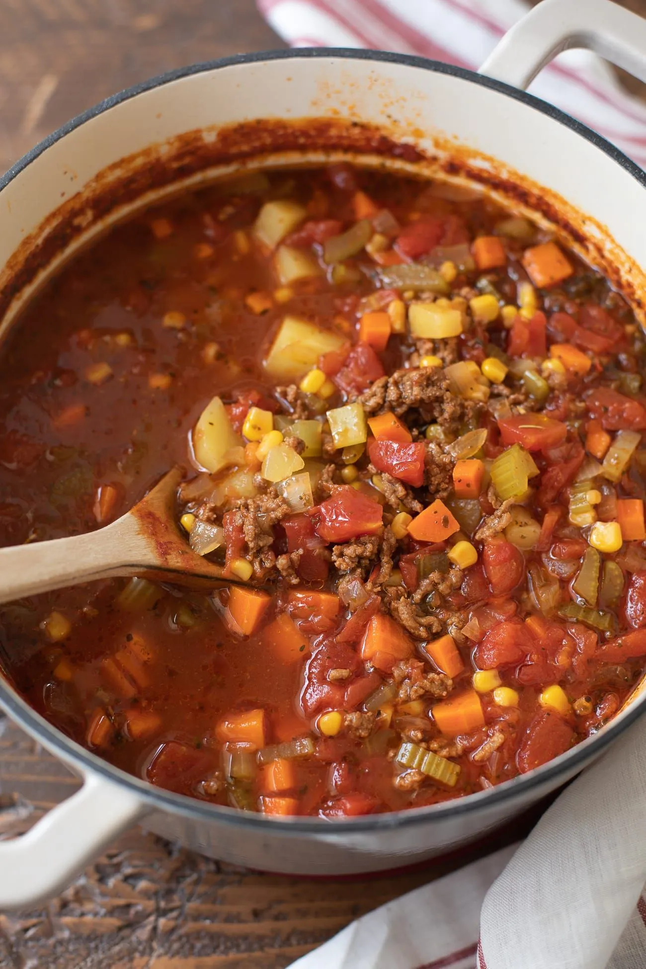 Hamburger Vegetable Beef Soup