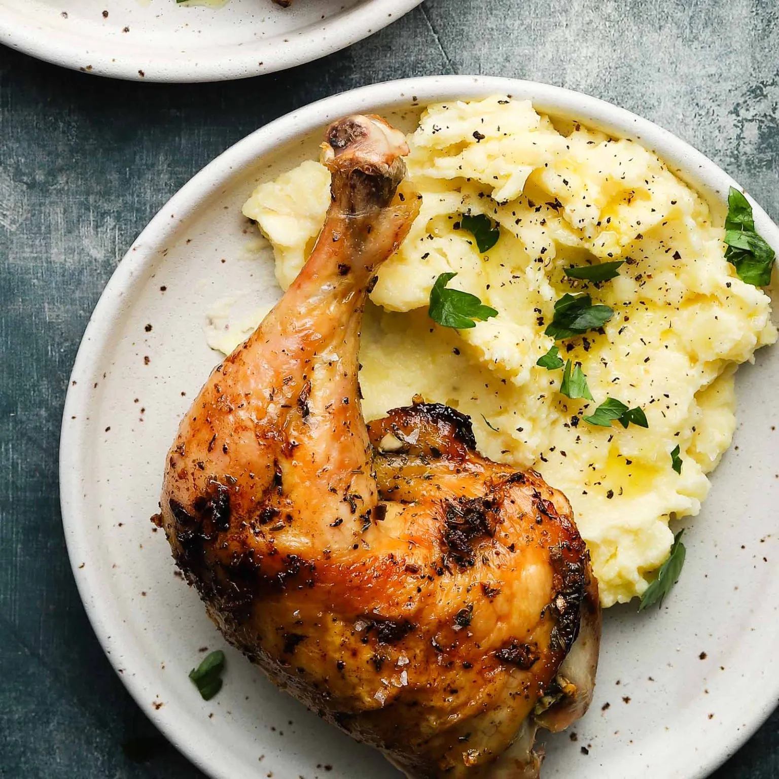 Harissa Sumac Roasted Chicken with Tzatziki