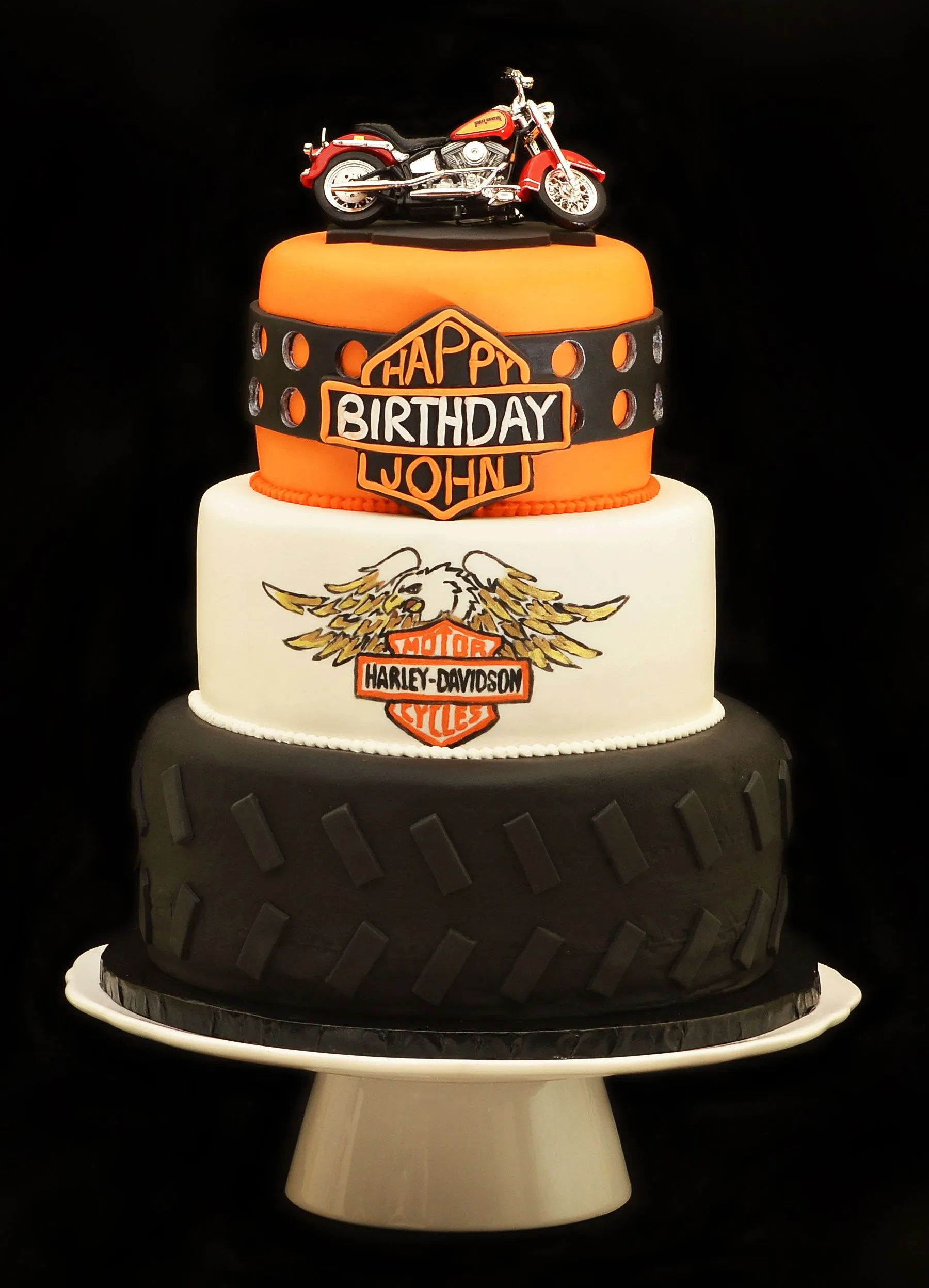 Harley Davidson Birthday Cake