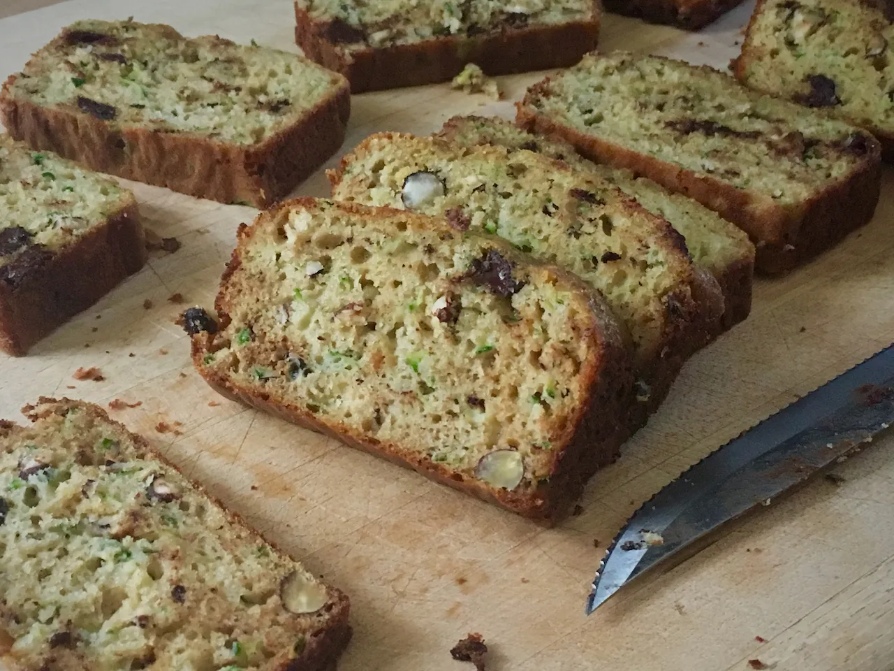 Hazelnut Chocolate Raspberry Zucchini Quick Bread