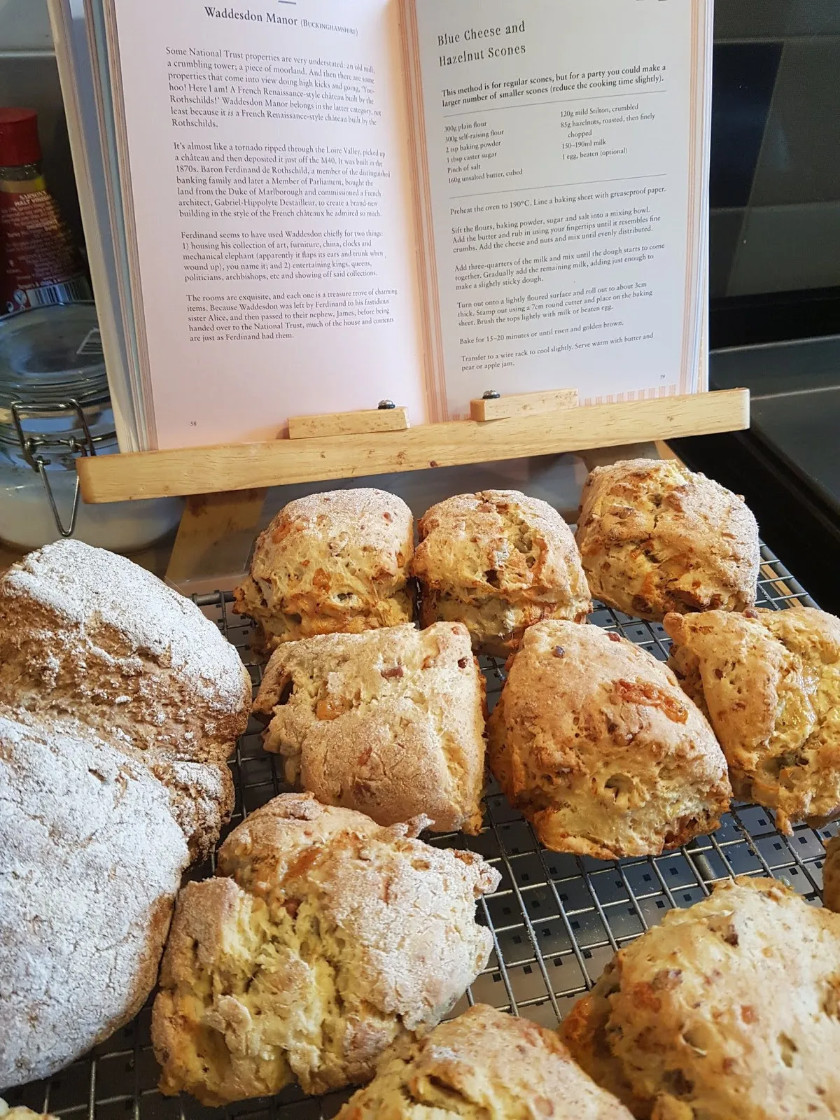 Hazelnut and Stilton Scones