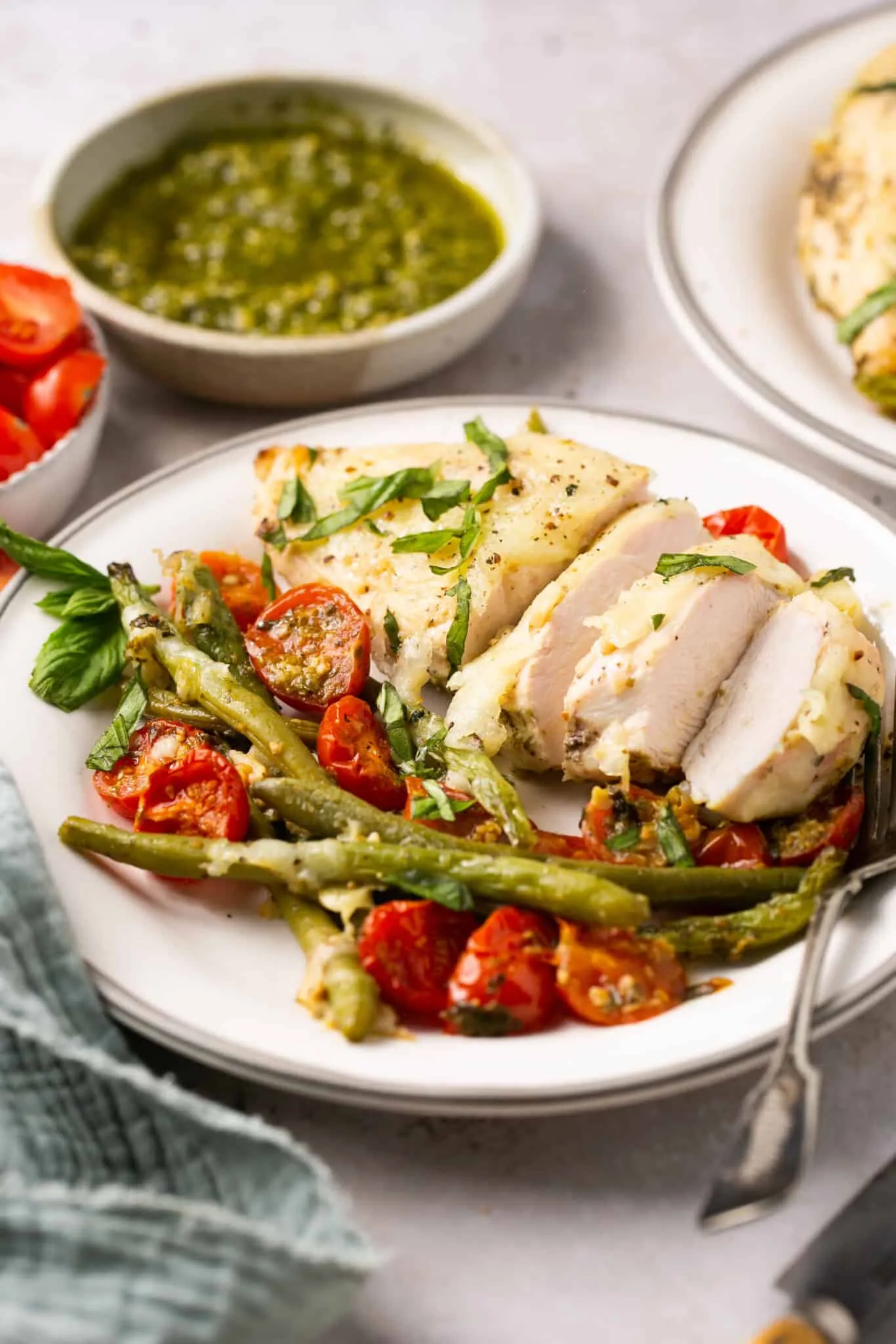 Headbangers Chicken in Pesto Sauce