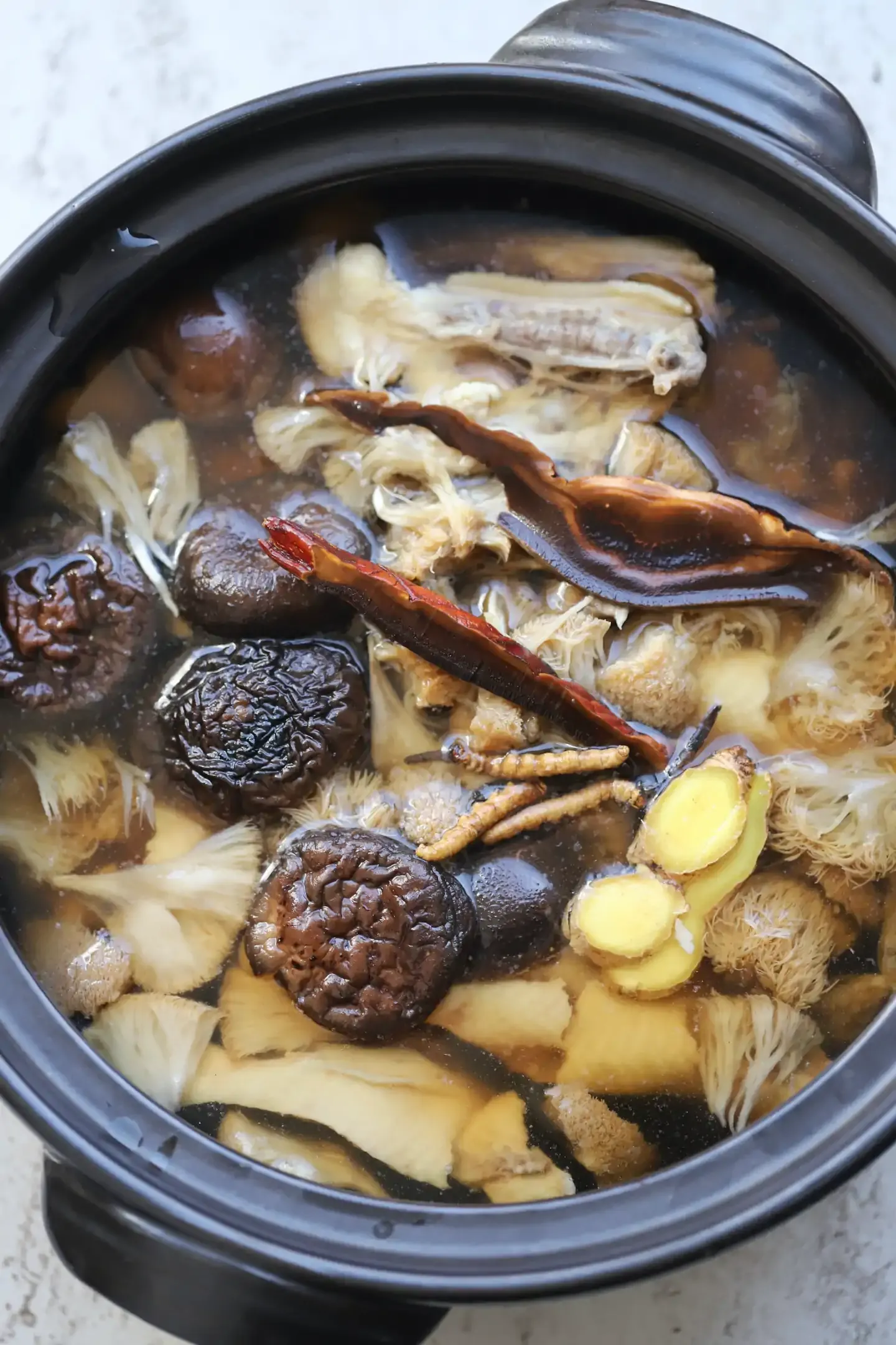 Healing Herbal Mushroom Broth