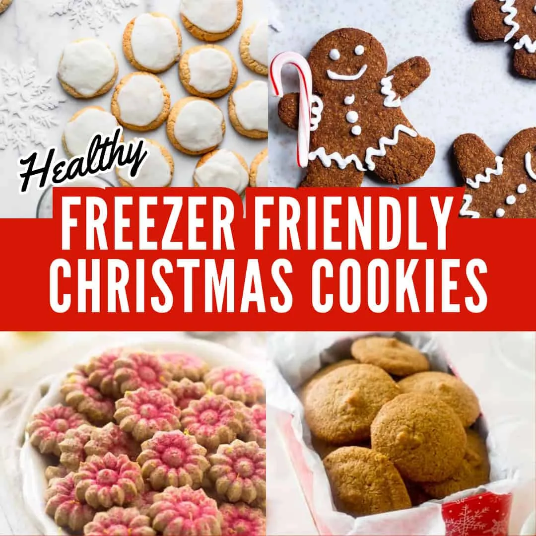 Healthy Freezer Friendly Christmas Cookies