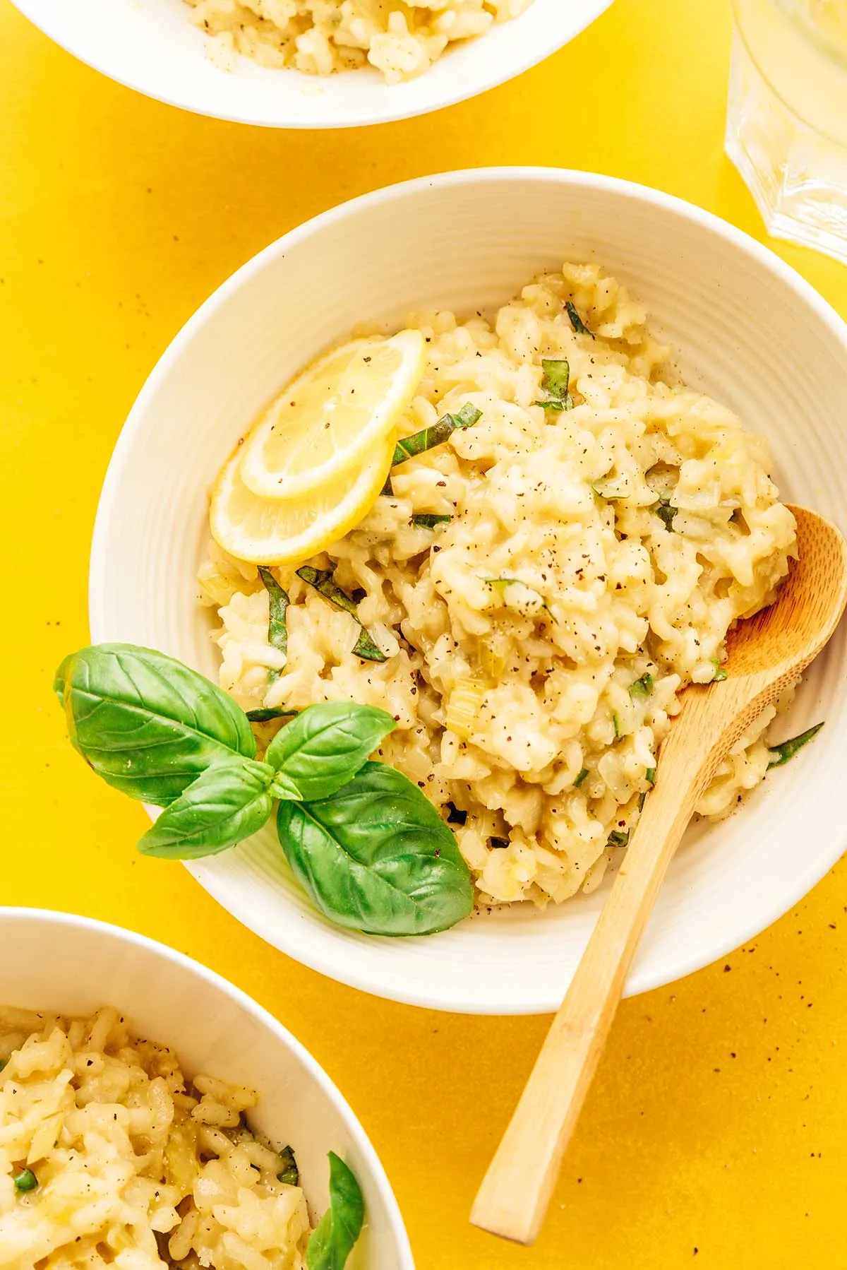 Healthy Lemon Basil Risotto