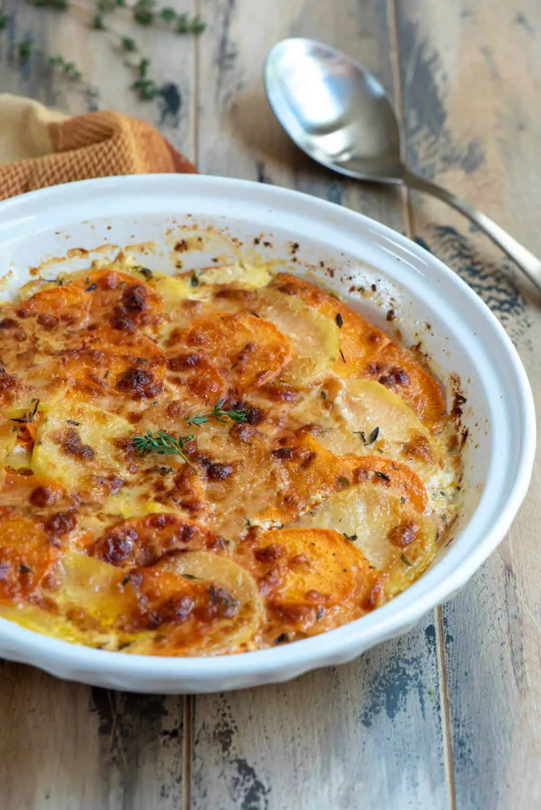 Healthy Sweet Potato Gratin
