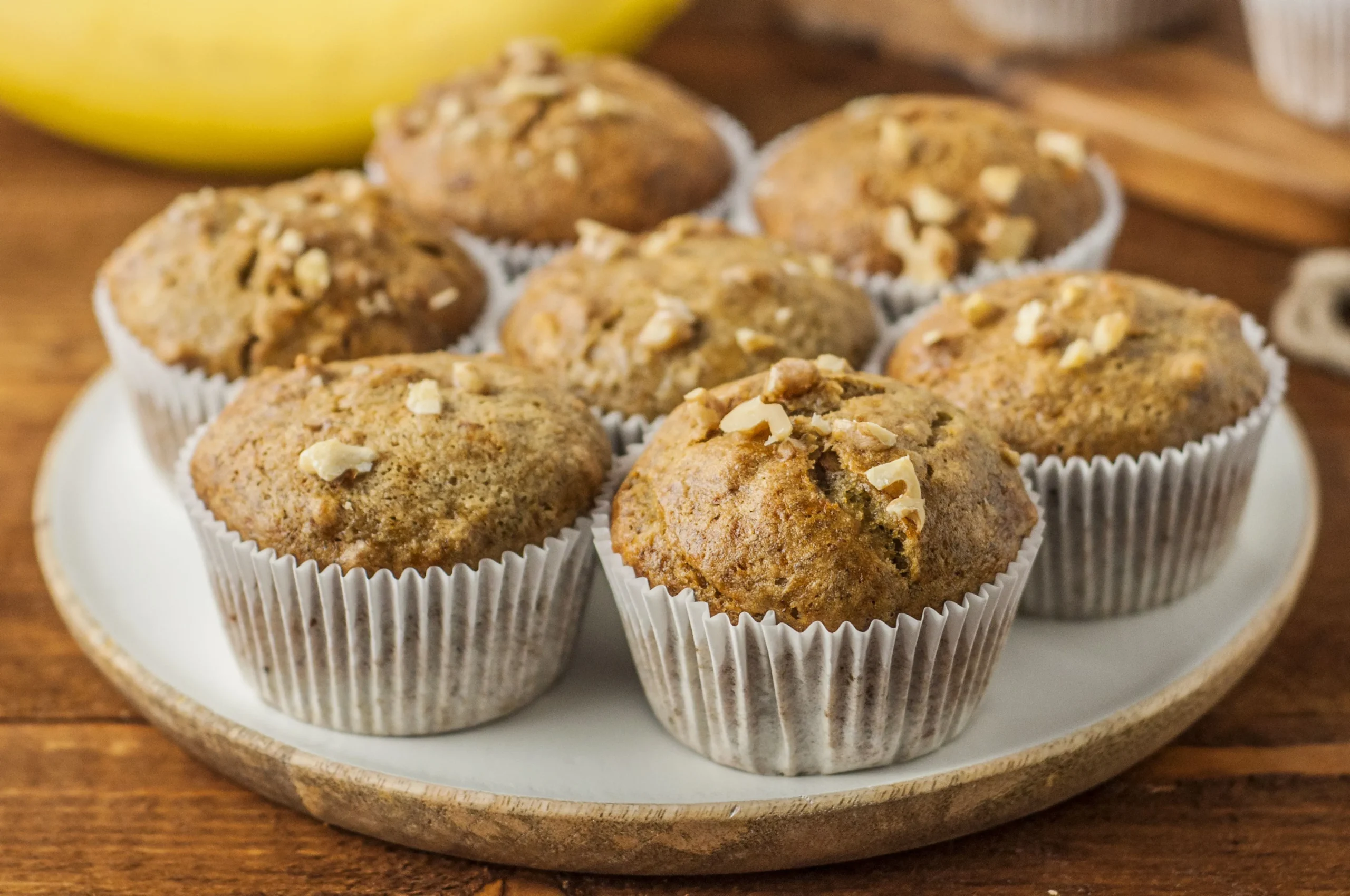 Healthy Vegan Banana Muffins