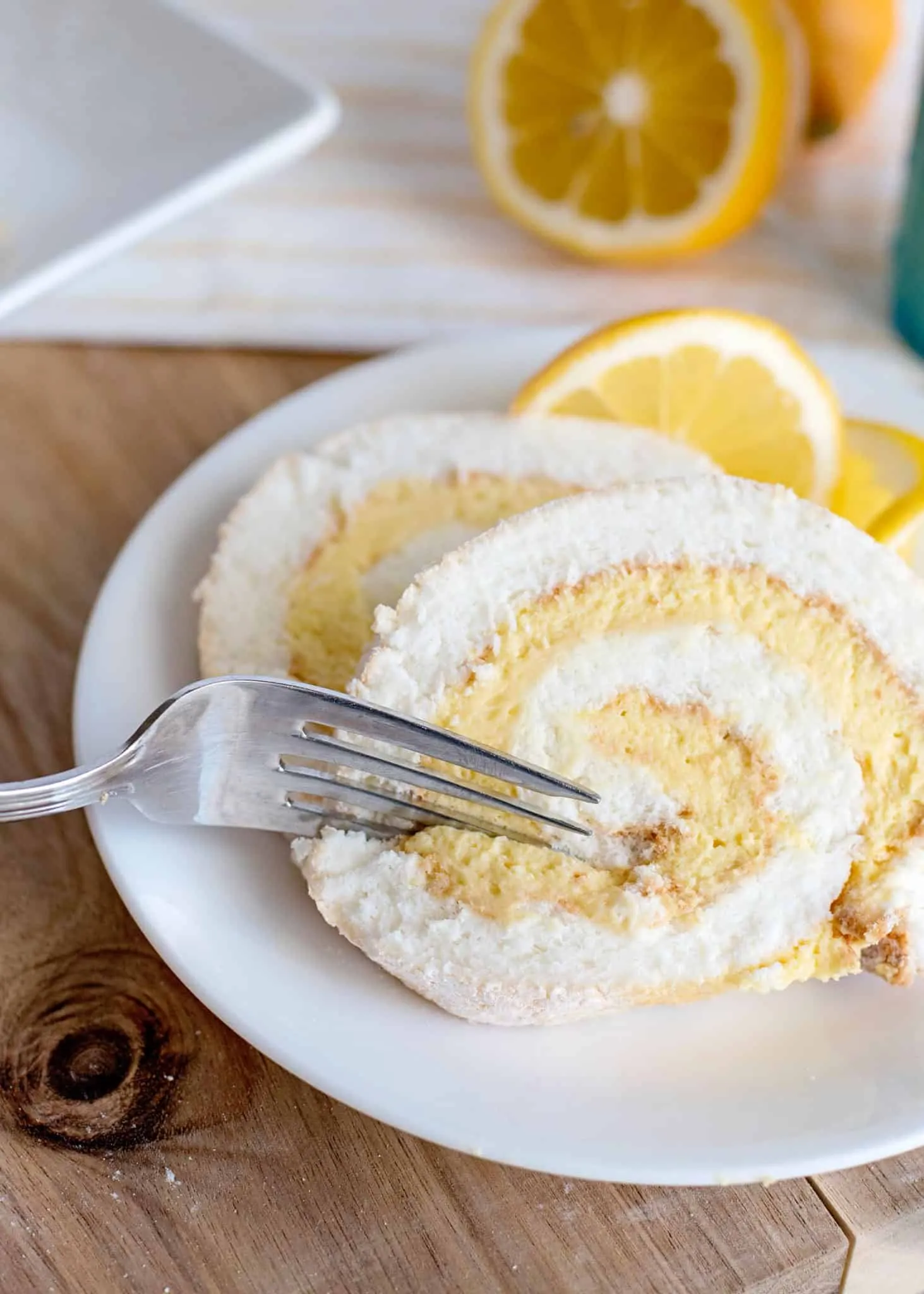 Heavenly Lemon Angel Cake