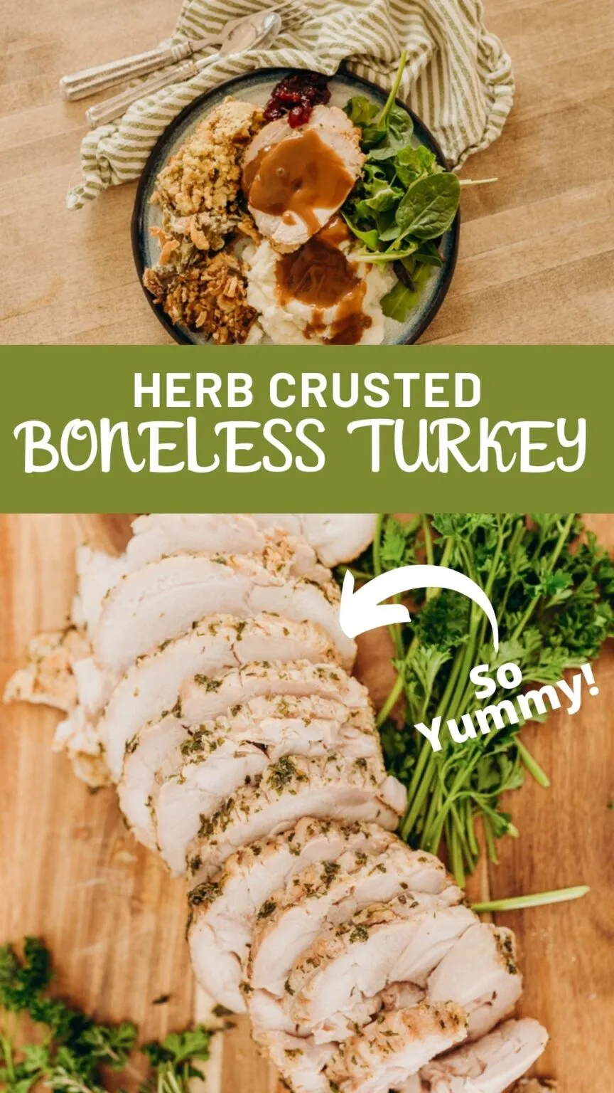 Herb Crusted Boneless Turkey Roast