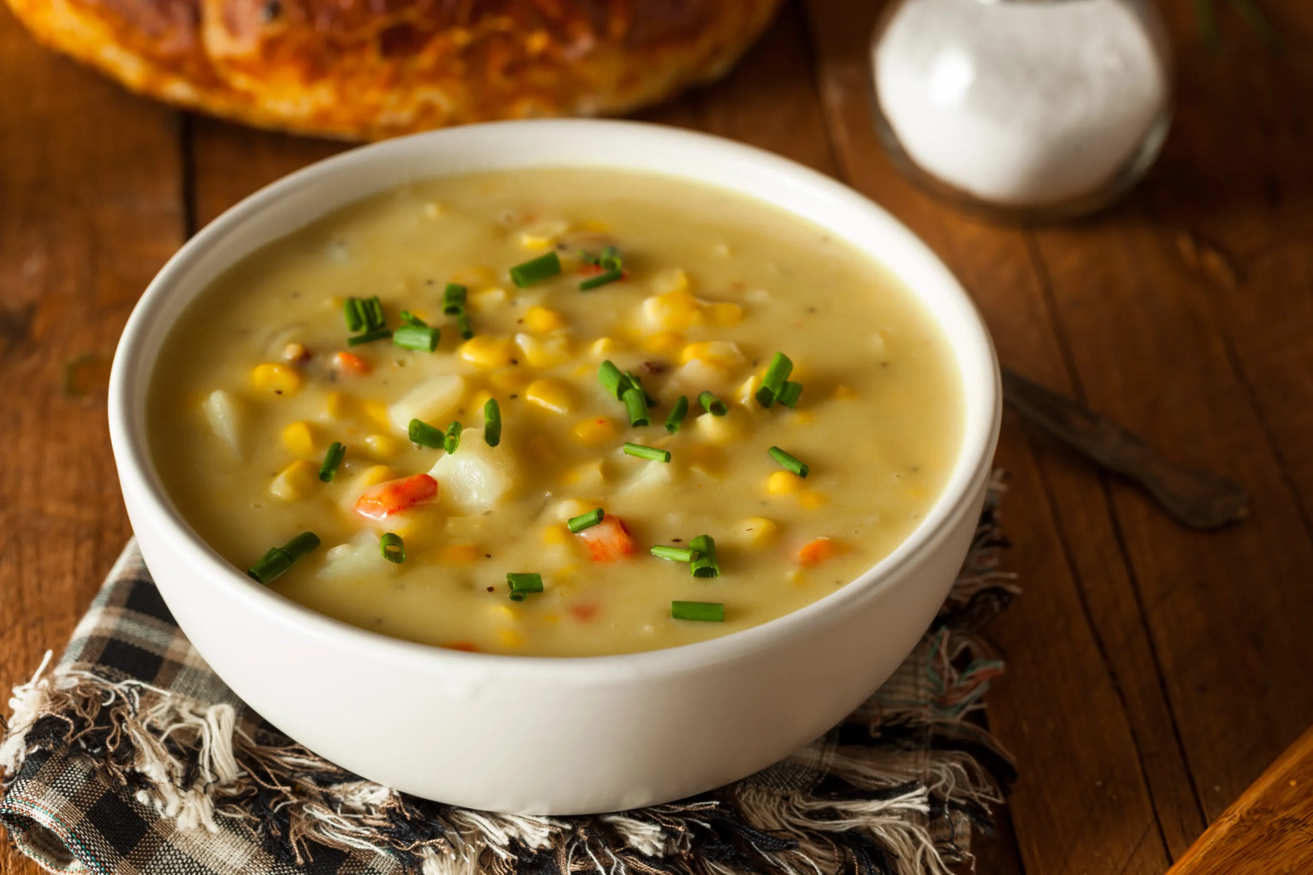 Herbed Cream of Corn Soup