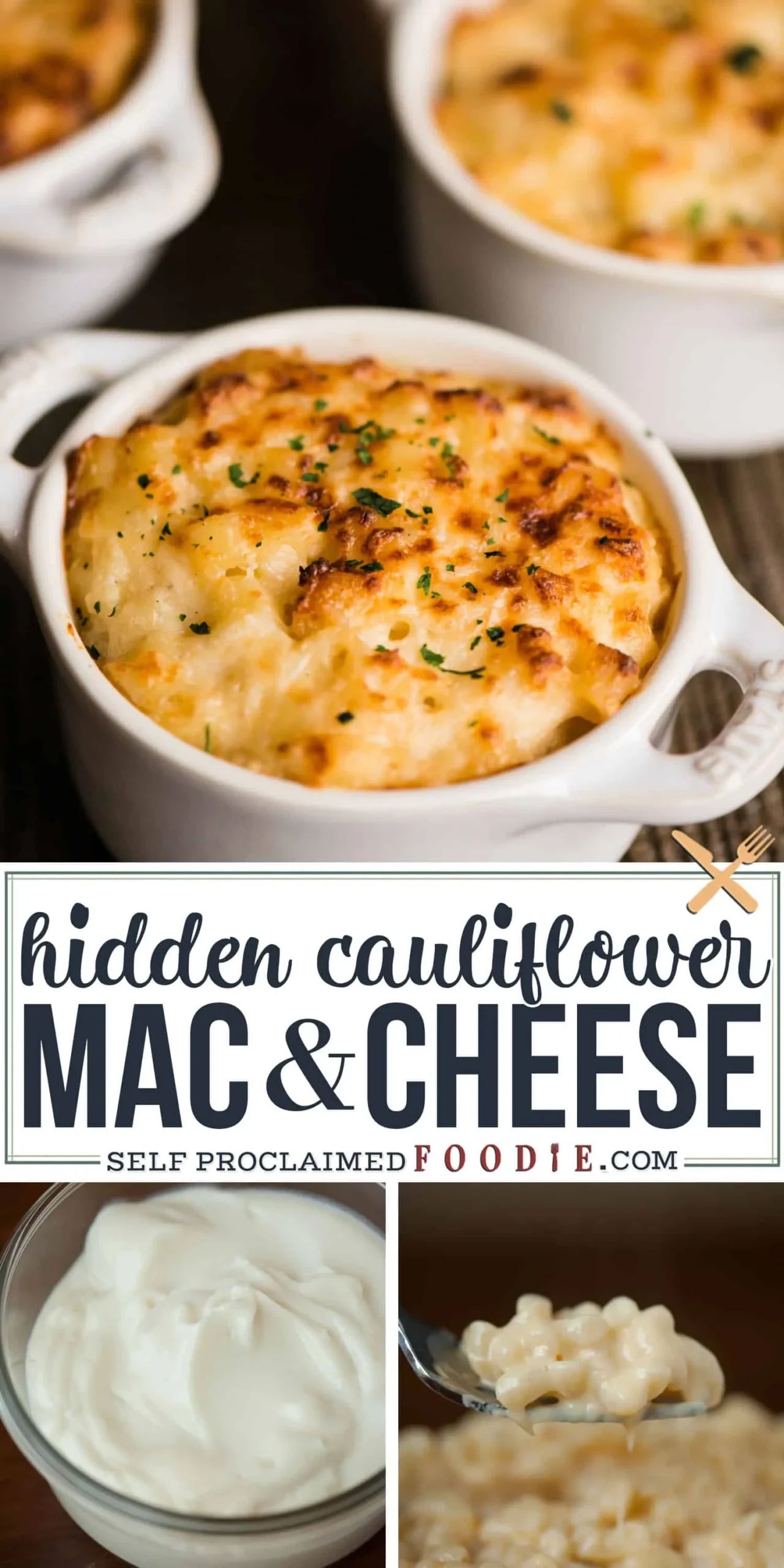 Hidden Cauliflower Mac n Cheese