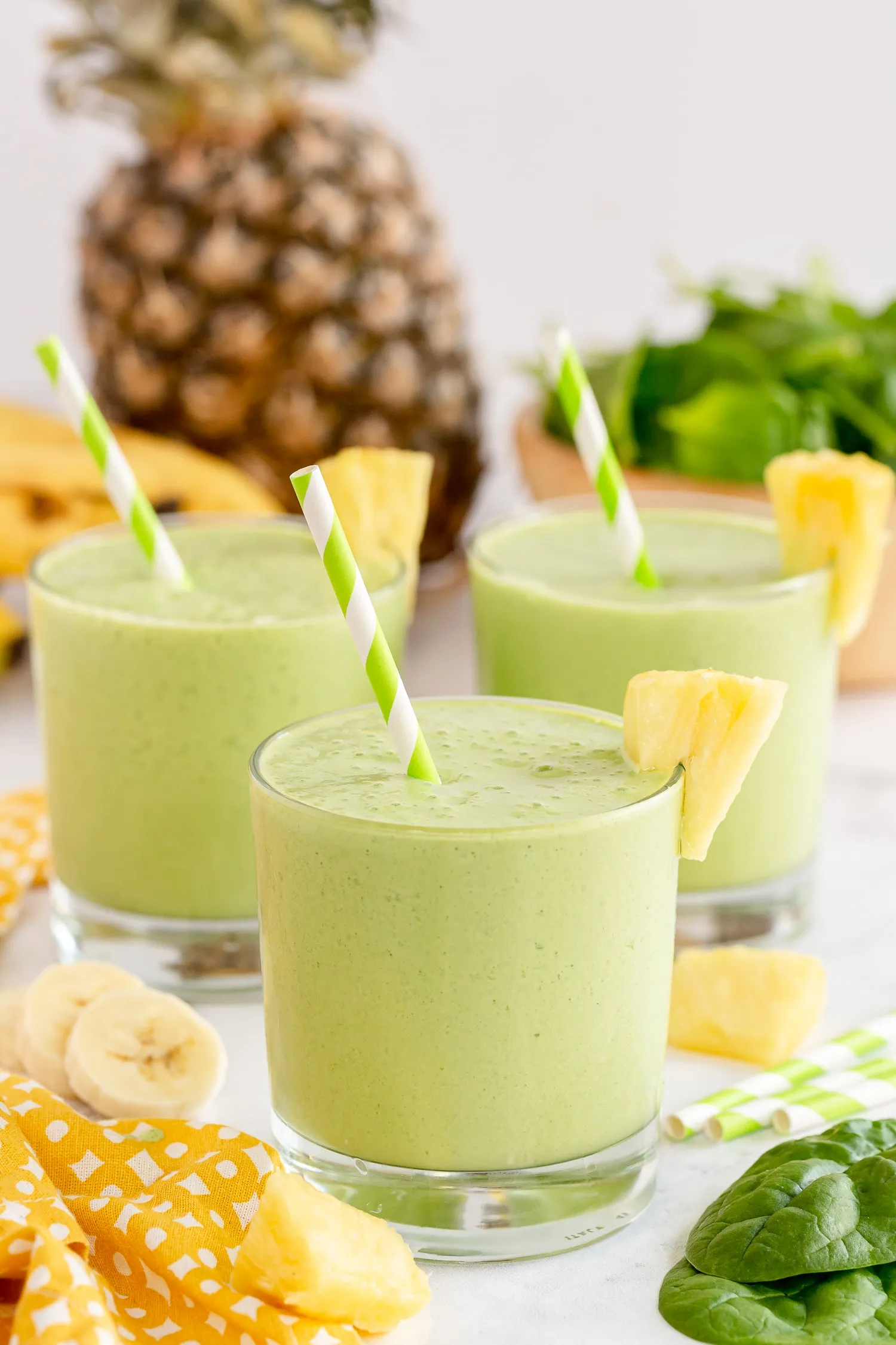 Hidden Veggie Pineapple Green Smoothie