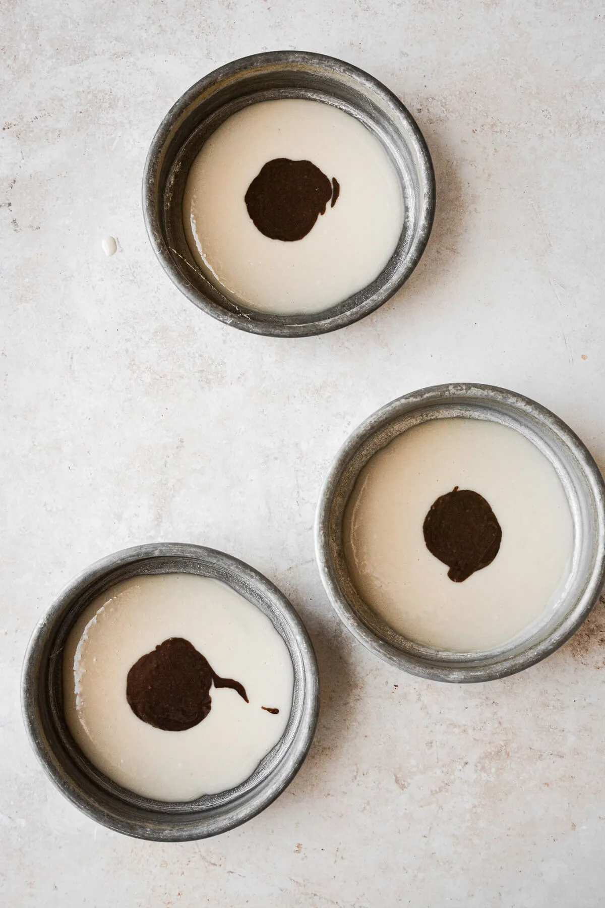 High Altitude Marble Cake Chocolate Drip Macarons